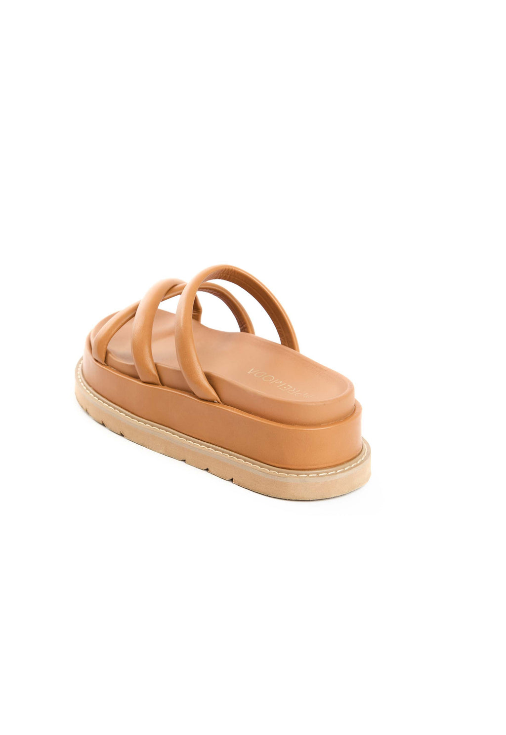 Criss-Cross Straps Platform Slippers