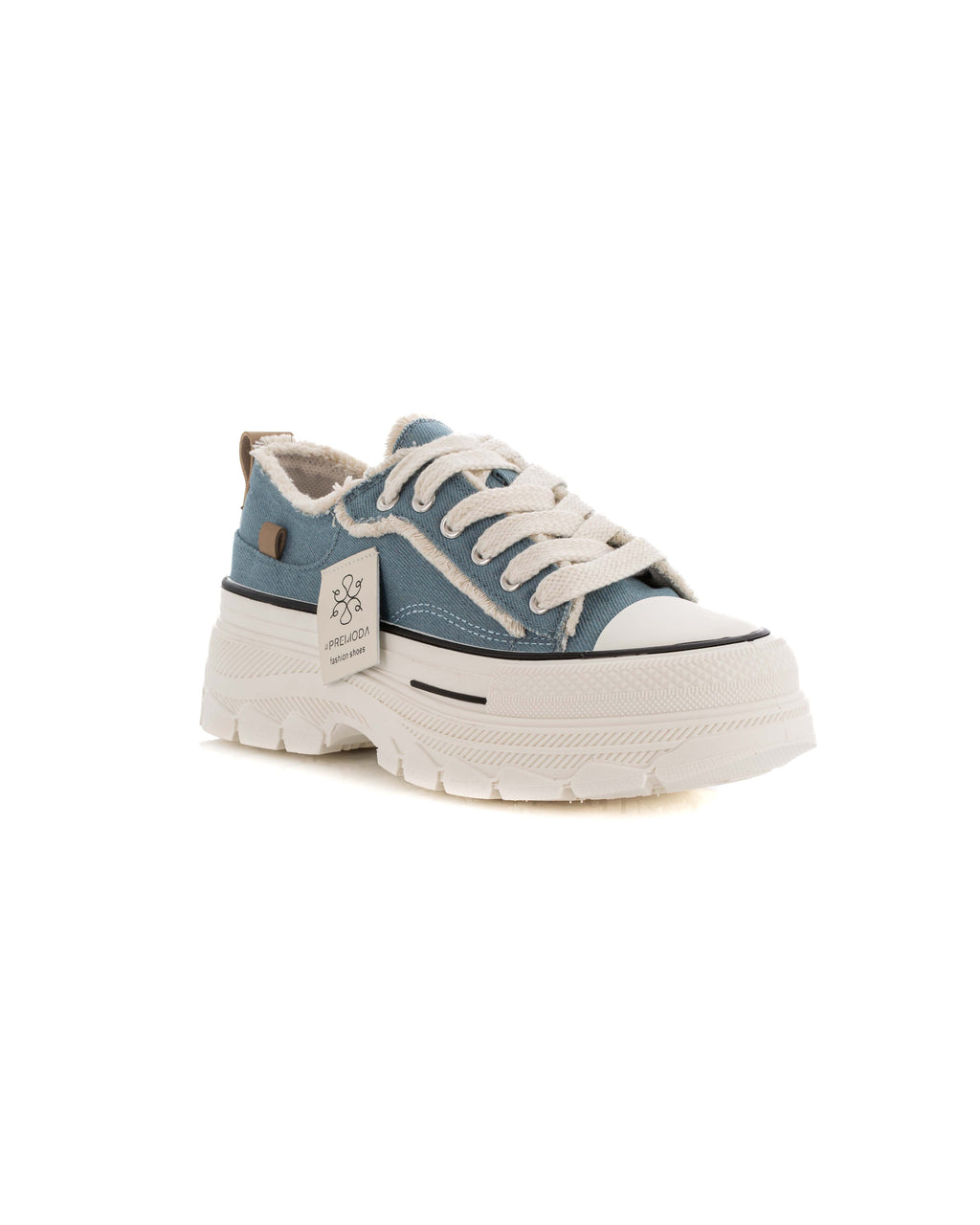 Chunky Sole Stylish Denim Sneakers