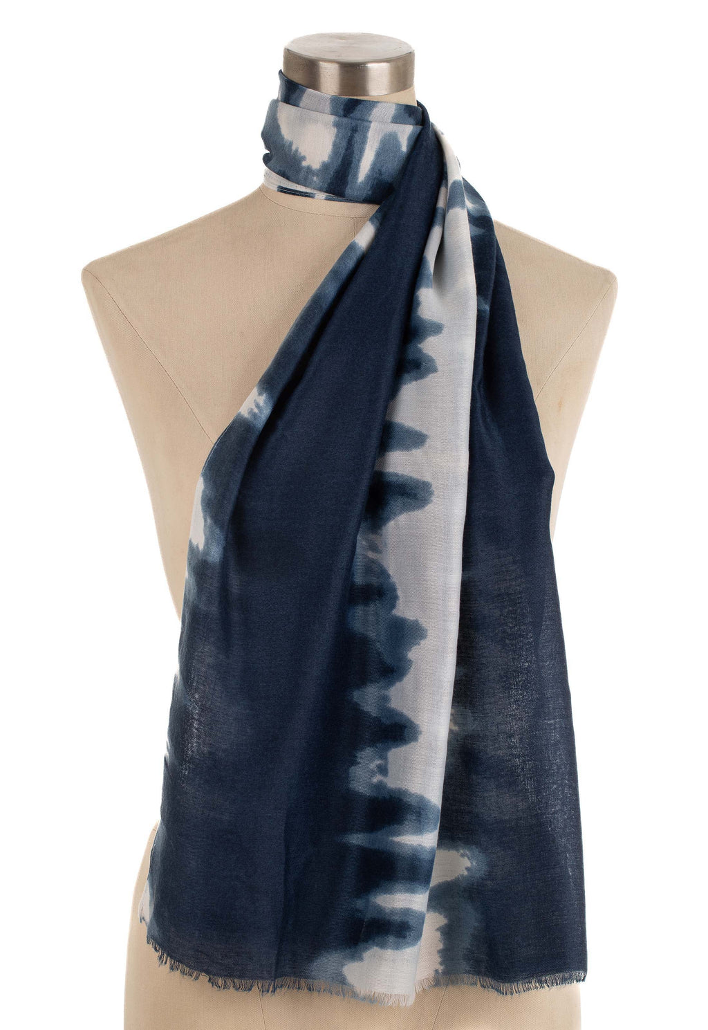 Wrap-Up Tie-Dye Winter Scarf