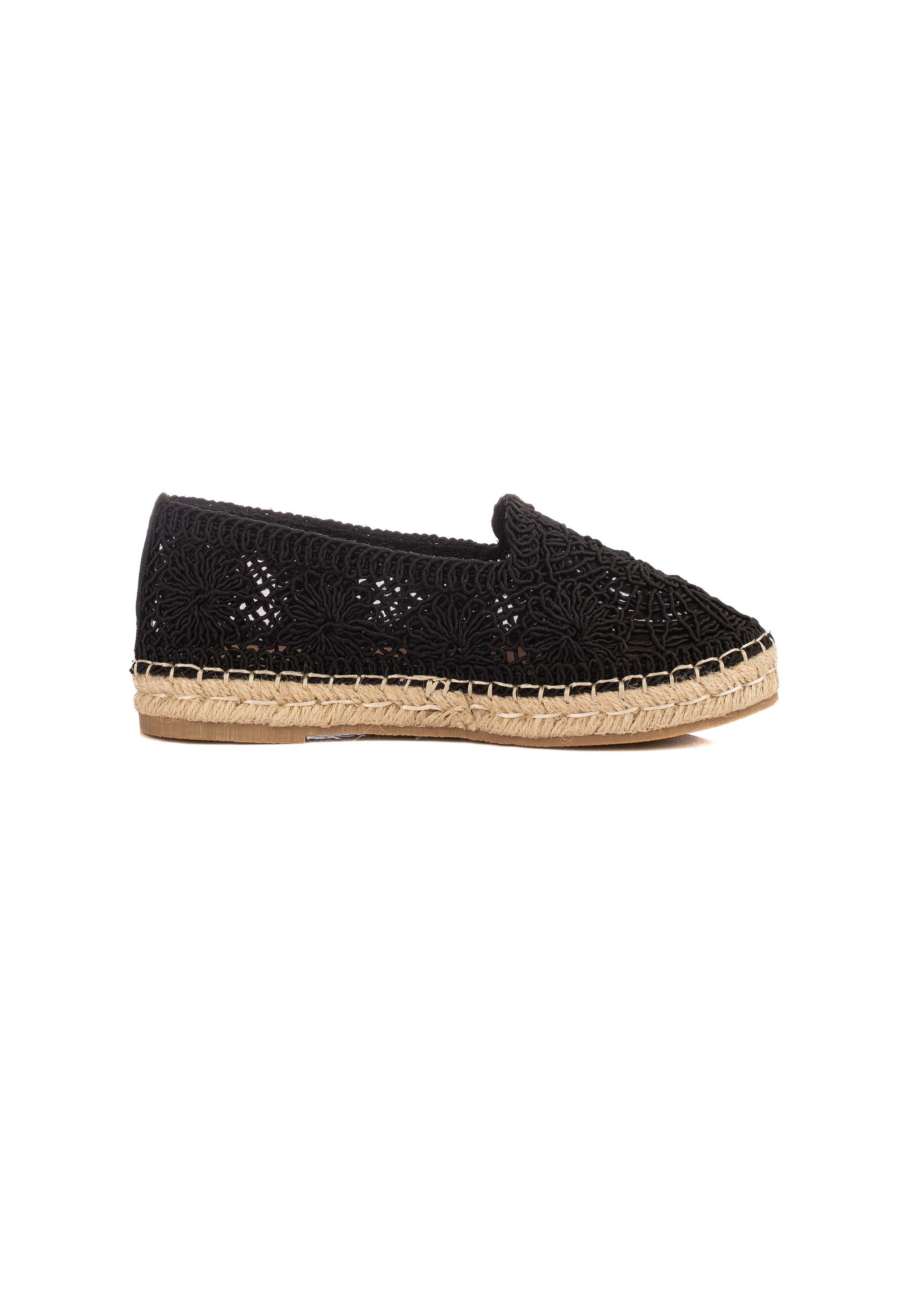 Flat Crochet Espadrilles with Jute Sole
