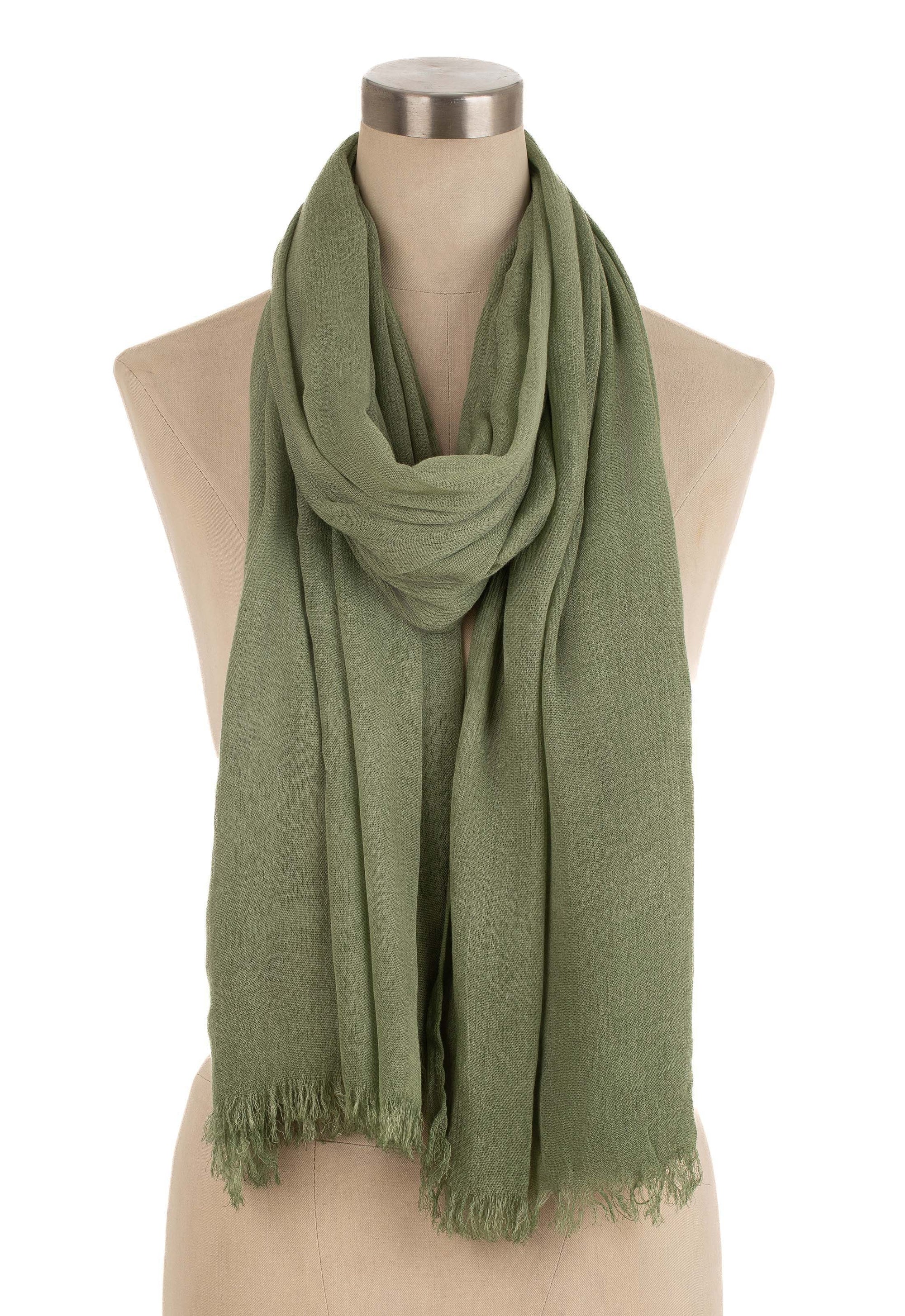 Solid Fashionable Casual Scarf