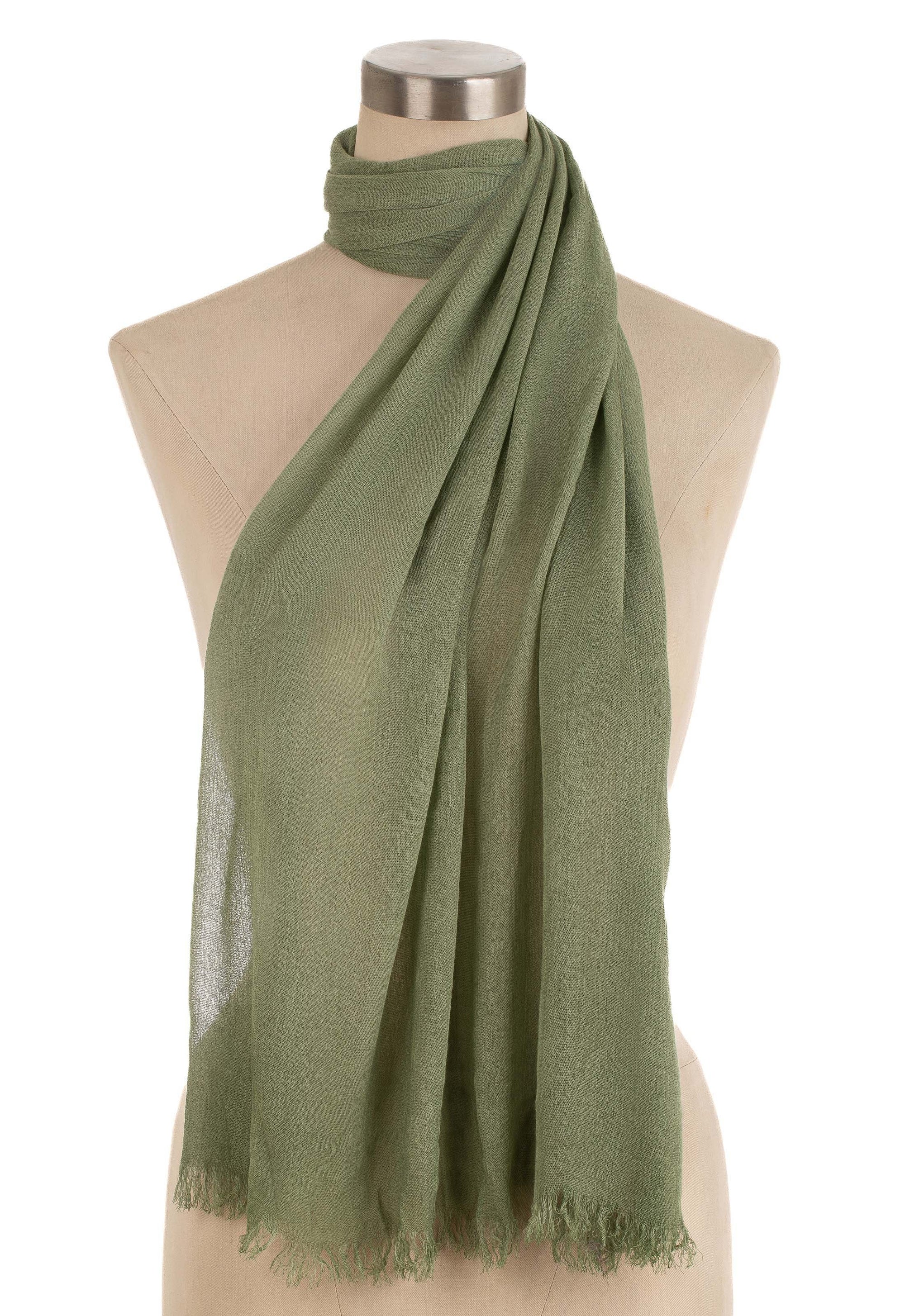 Solid Fashionable Casual Scarf