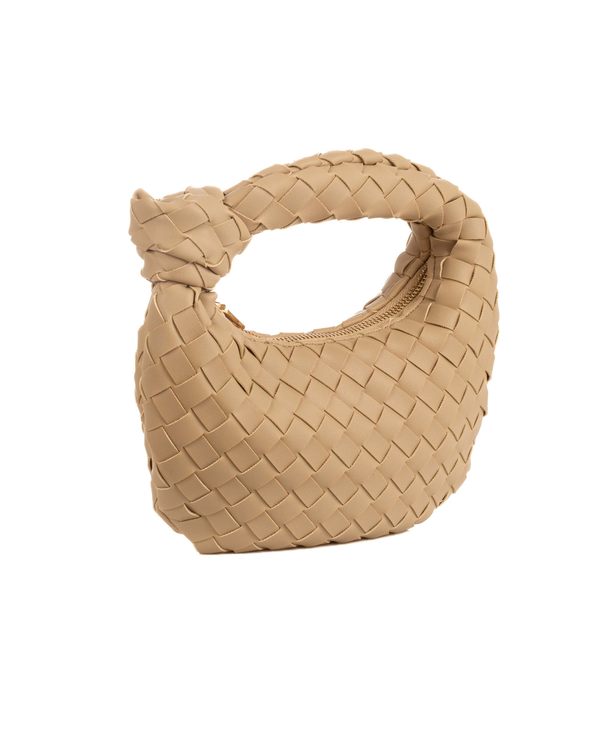 Woven Leather Jodie Mini Handbag