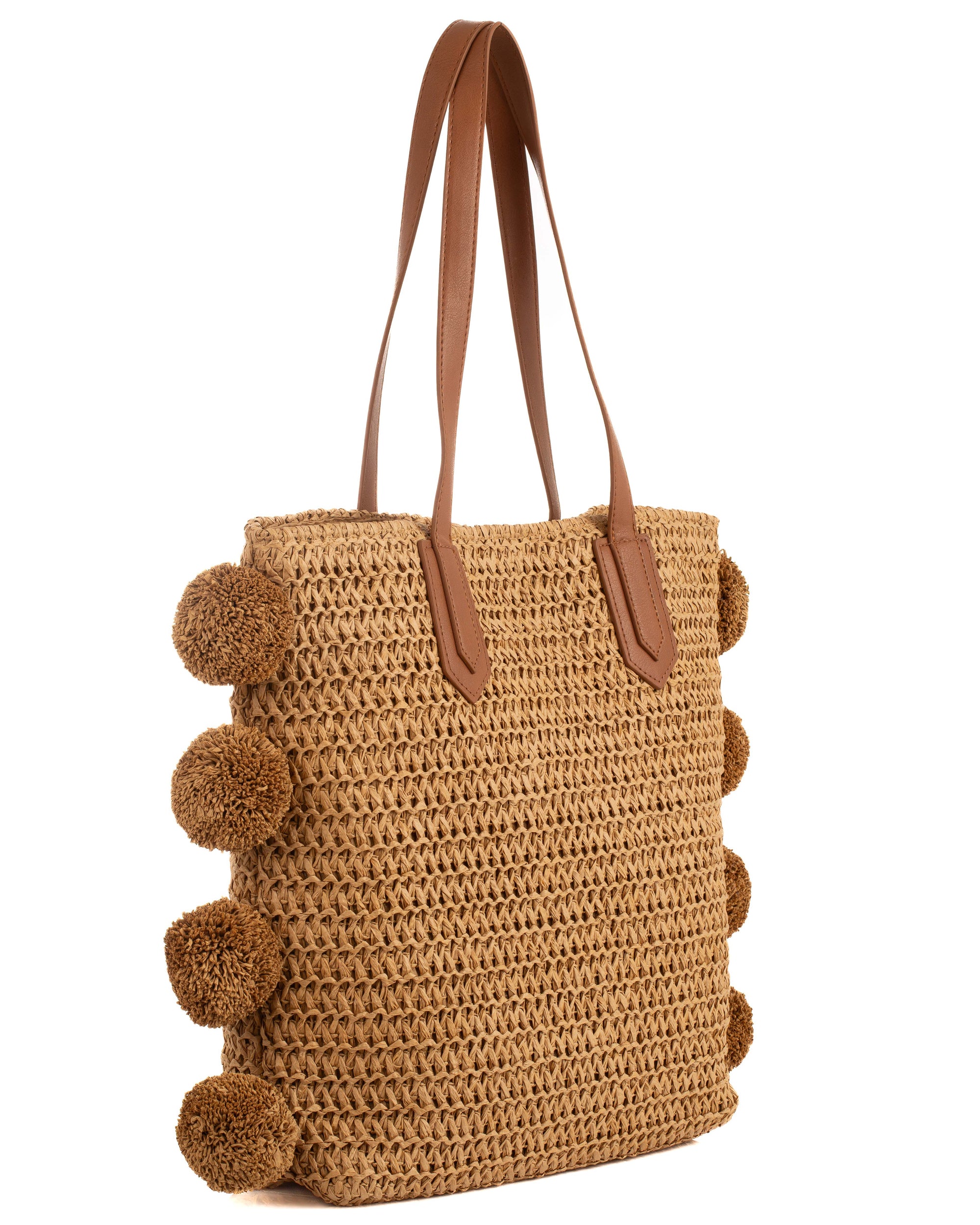 حقيبة شاطئ نسائية باللون الجملي