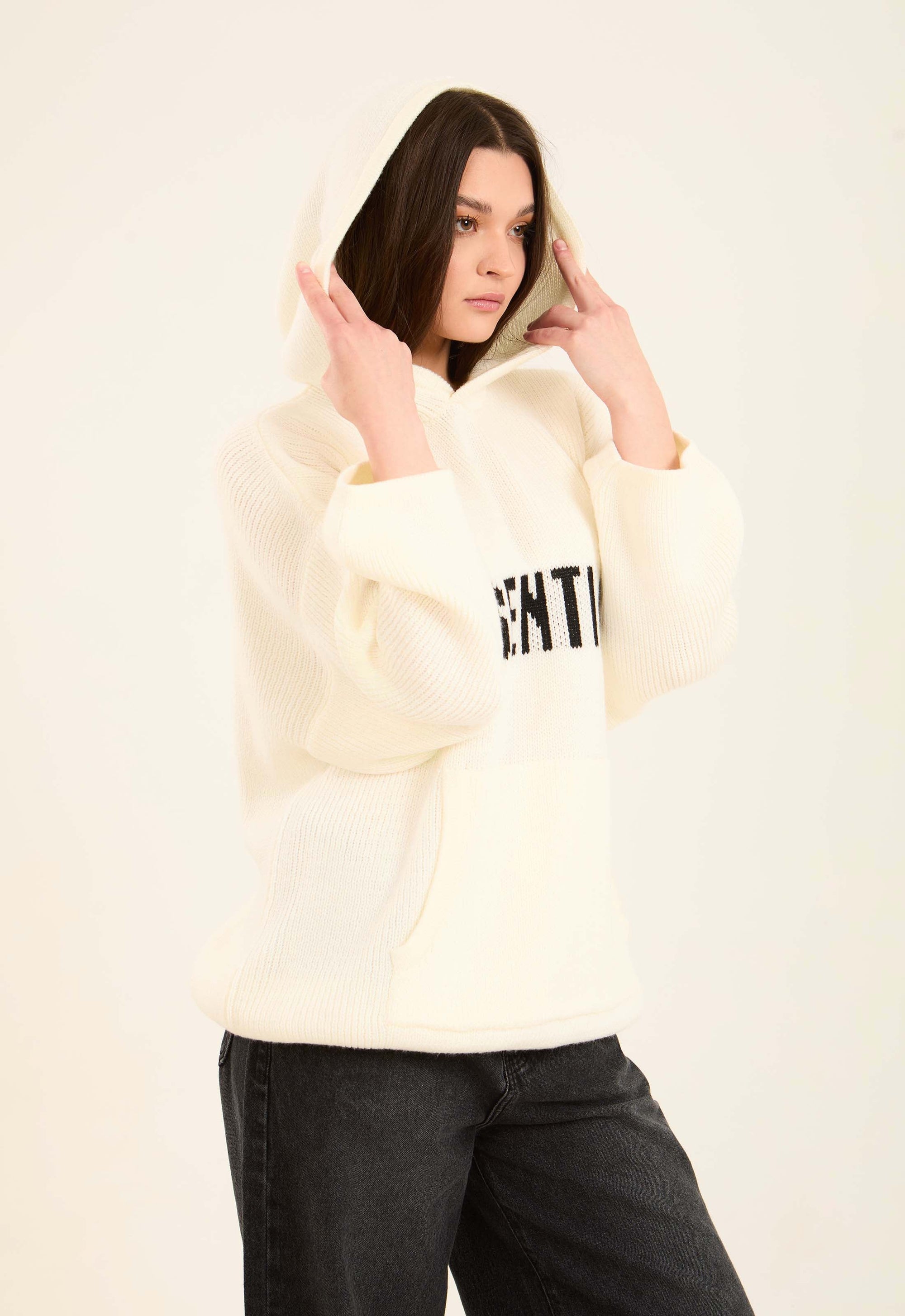 Women  Pullover  Women Hoodie  Off White