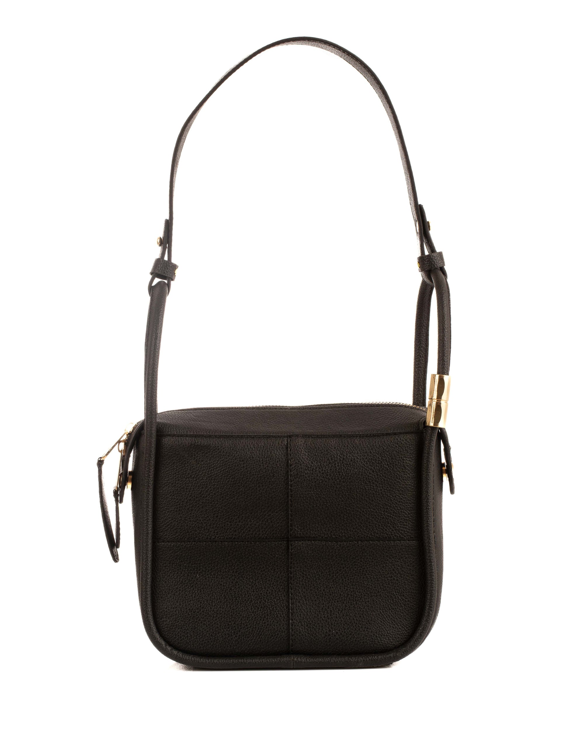 Stitched Squares Textured Shoulder-Bag