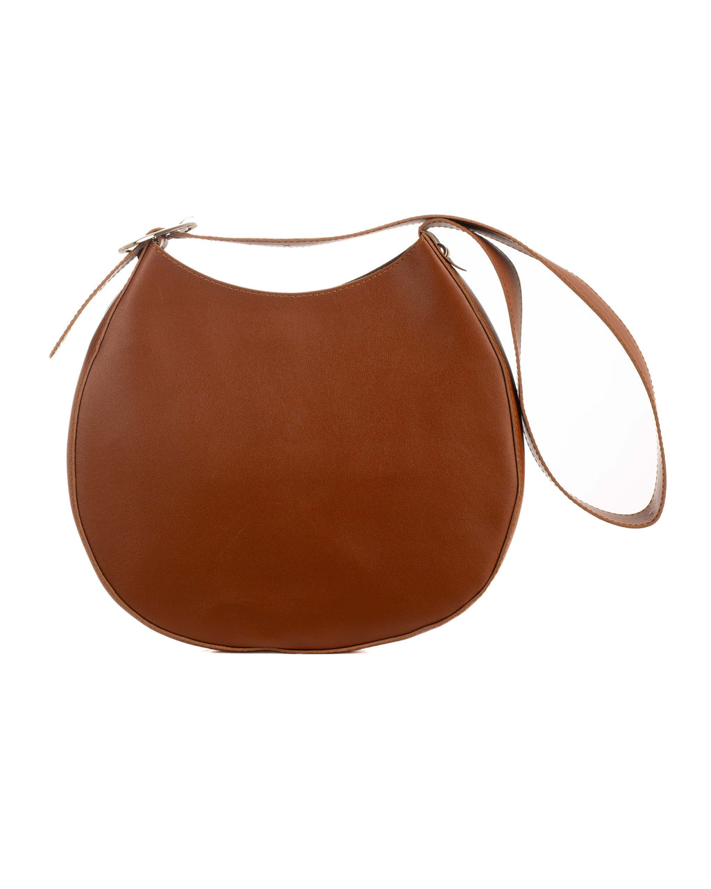 Minimal Stylish Shoulder-Bag with Decorative Keychain