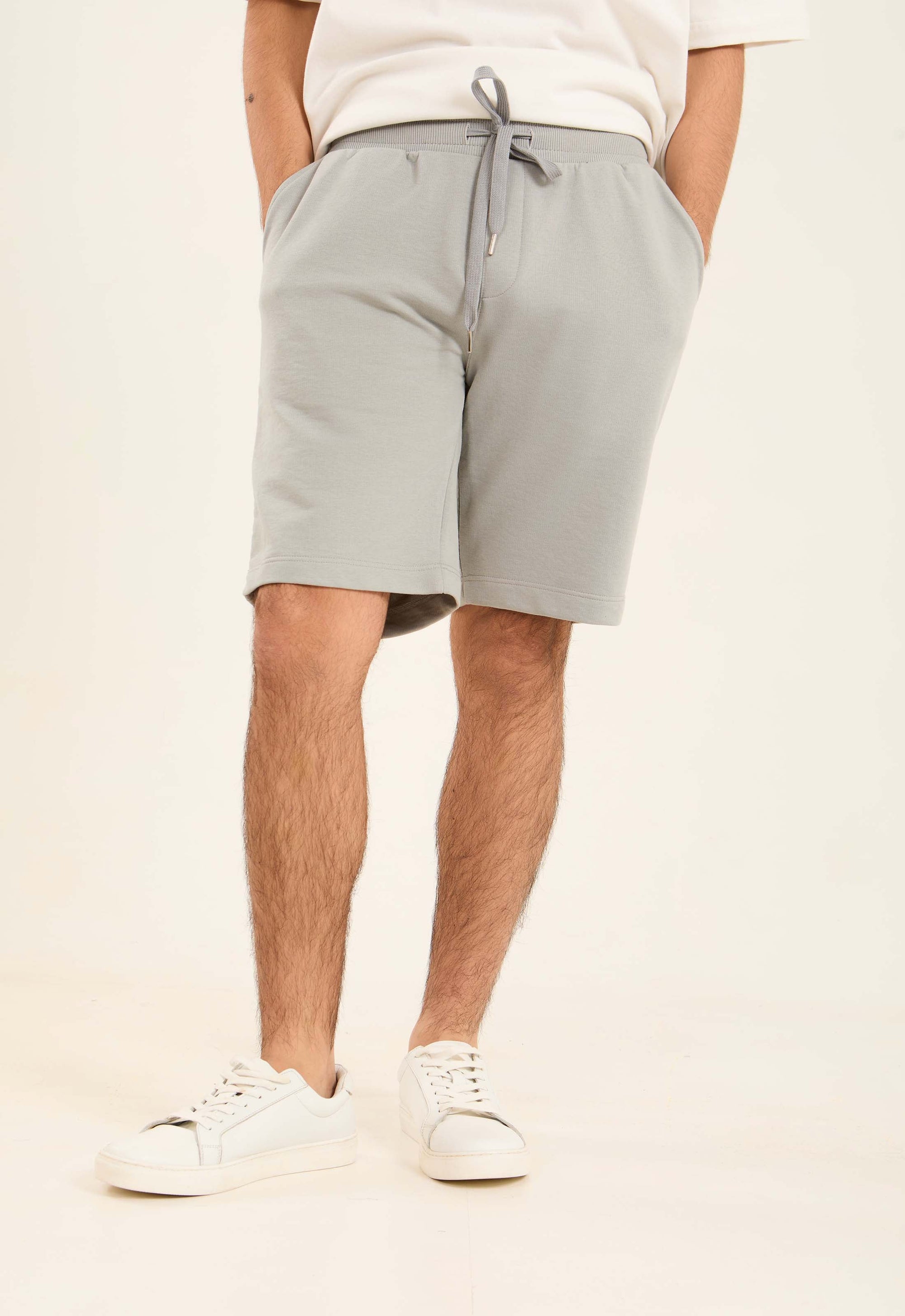 Solid Slip On Comfy Shorts