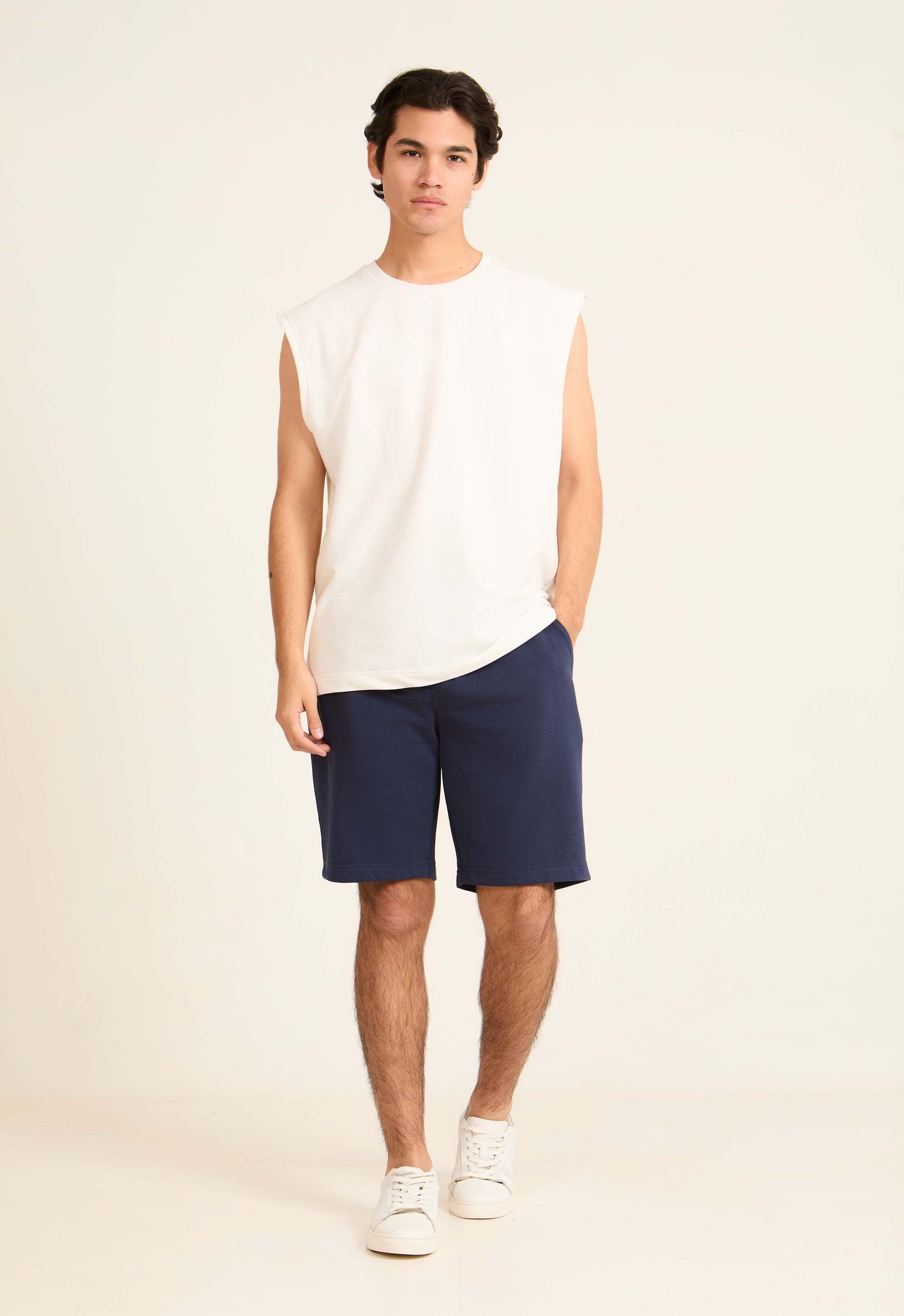 Solid Slip On Comfy Shorts