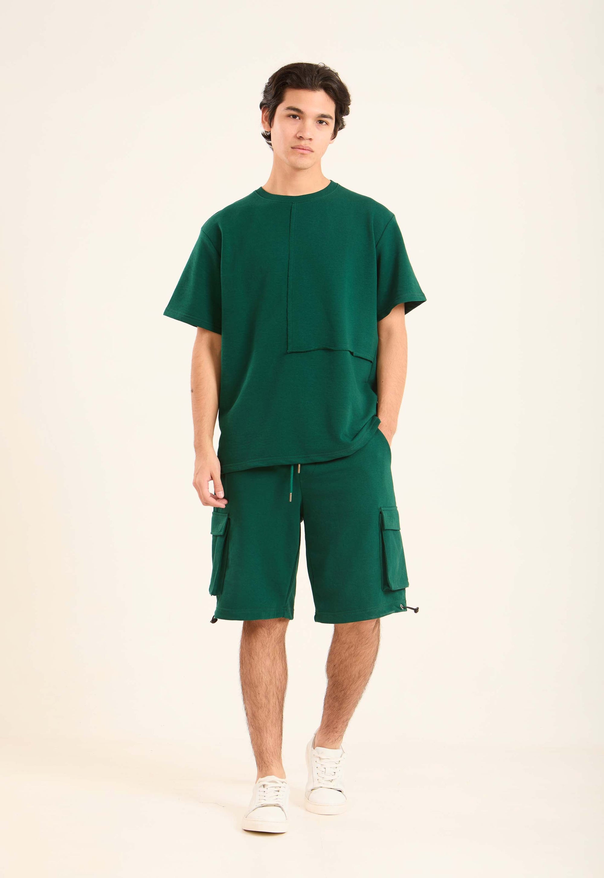 Casual Drawstring Cargo Shorts