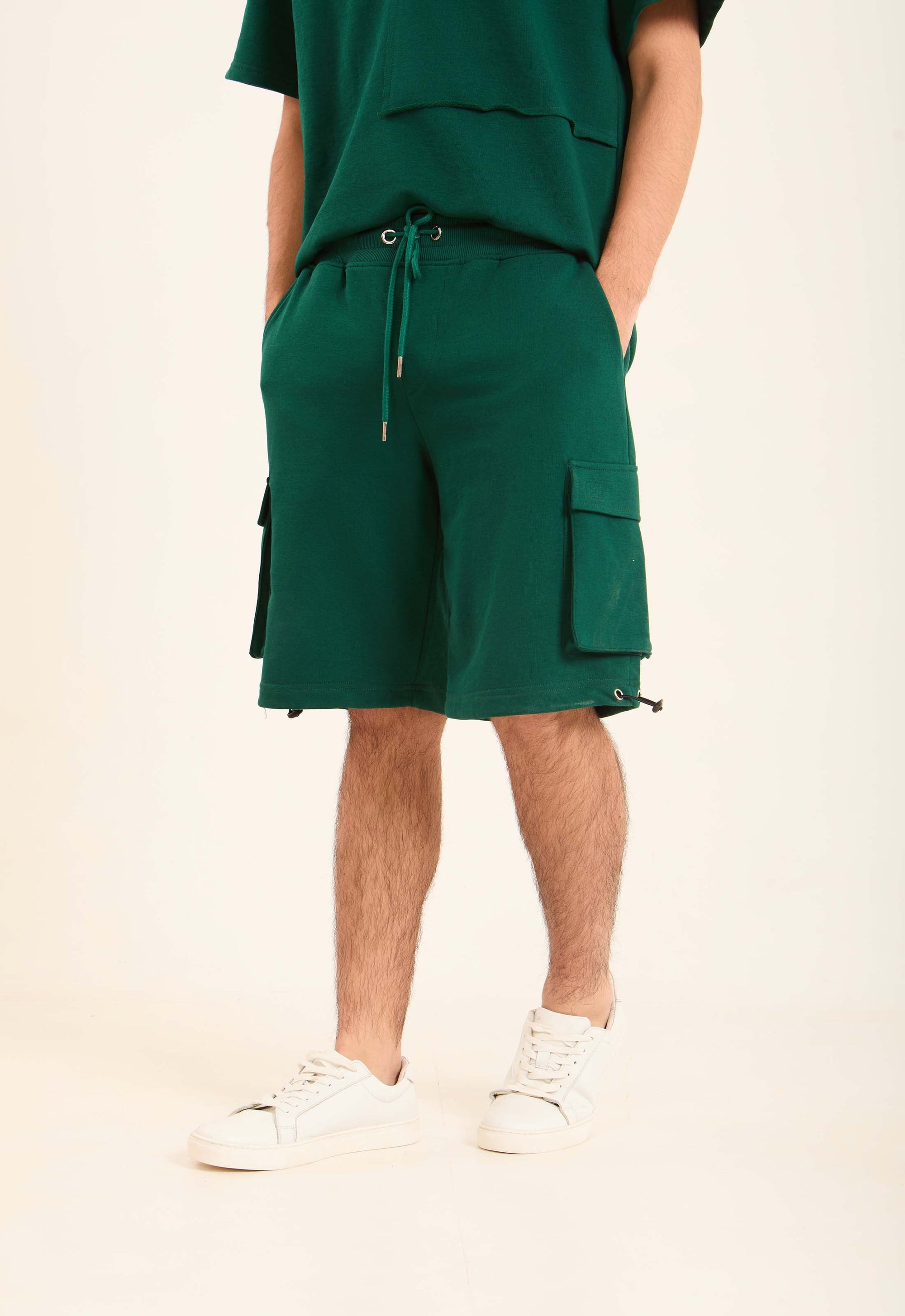 Casual Drawstring Cargo Shorts