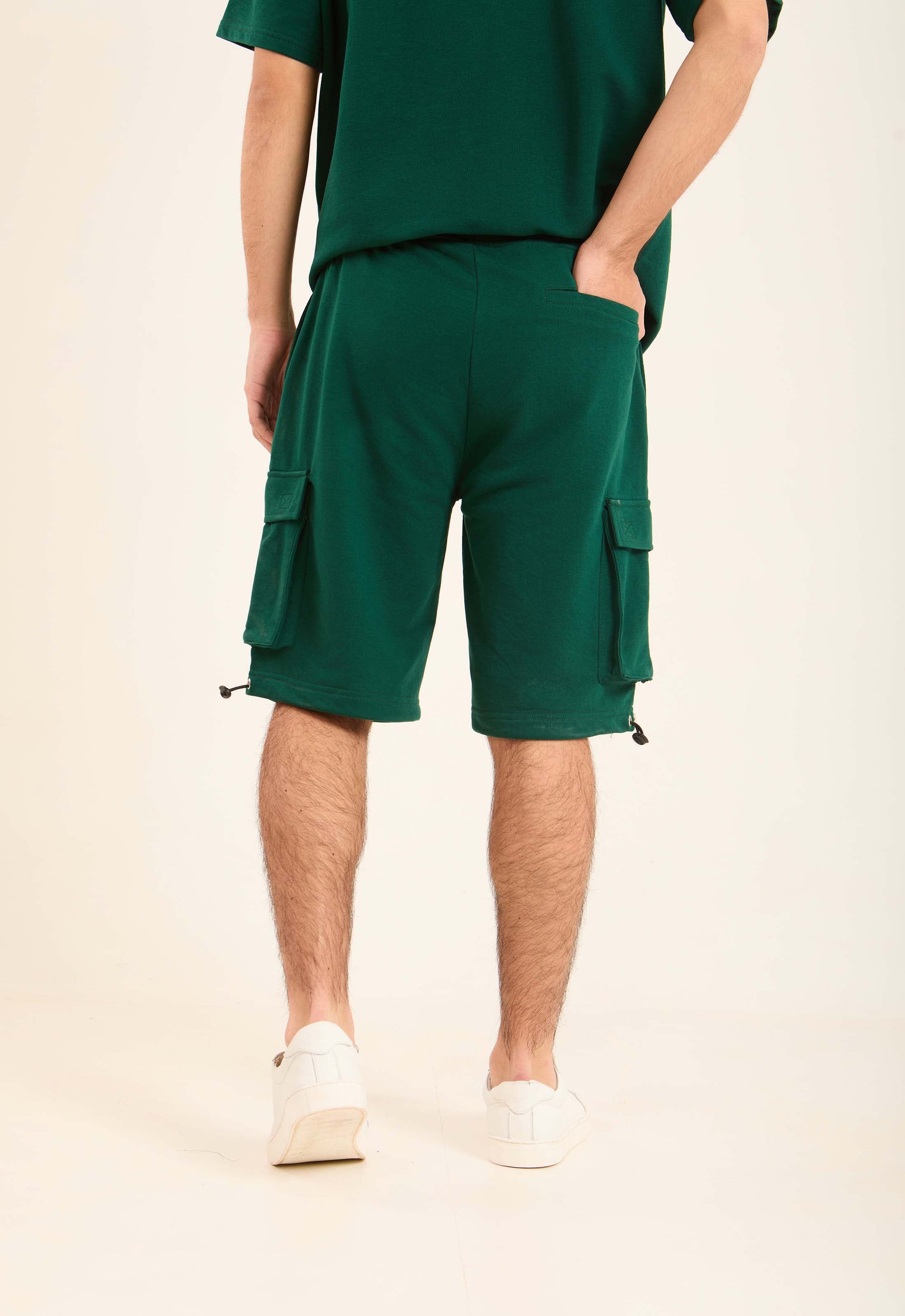 Casual Drawstring Cargo Shorts