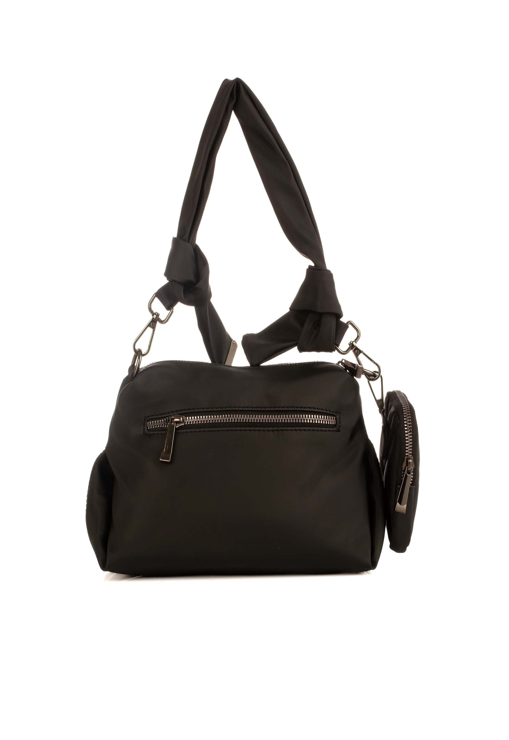 Casual Handbag with Knotted Handle