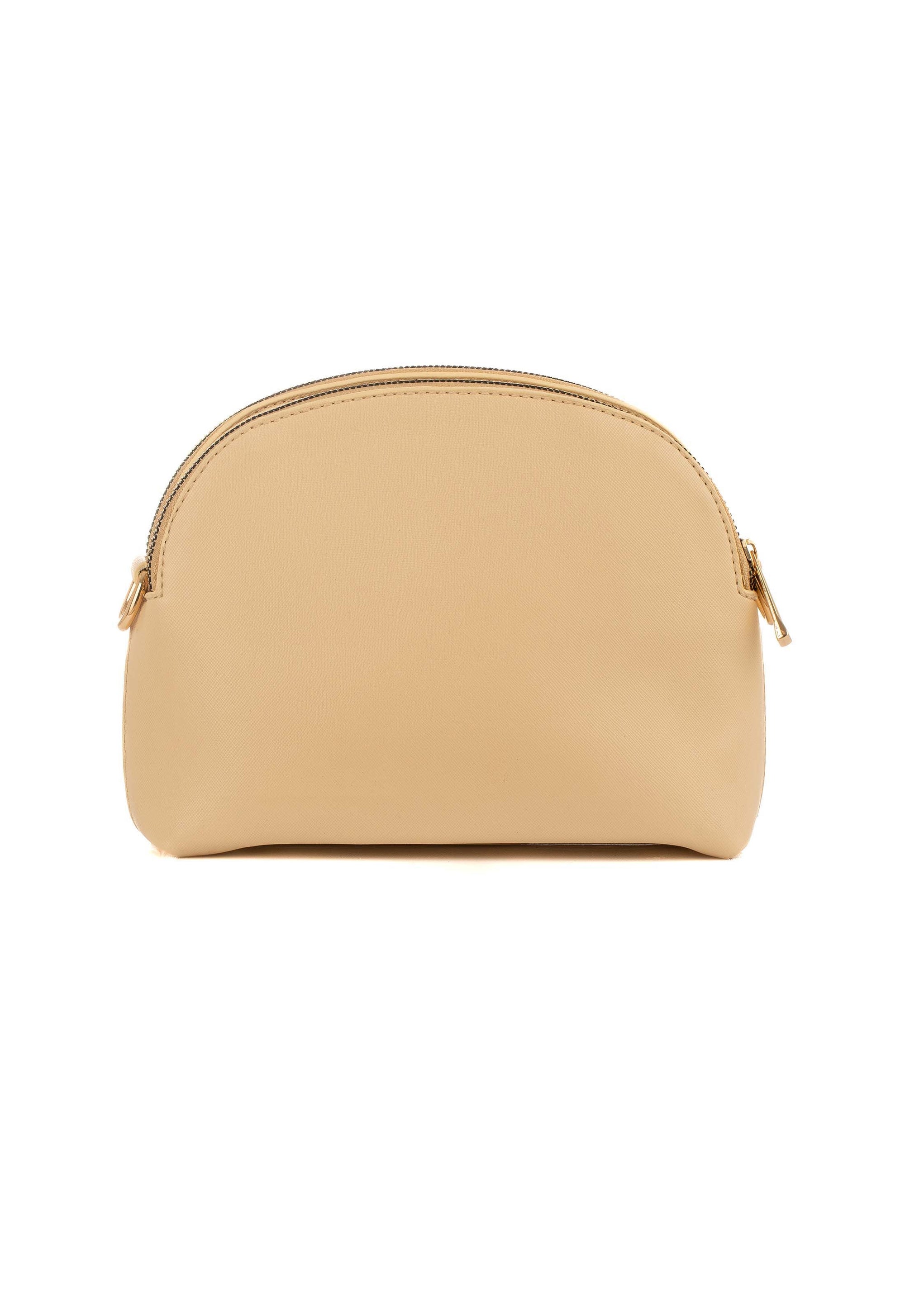 Solid Urban Crossbody Bag with Zipper Closure