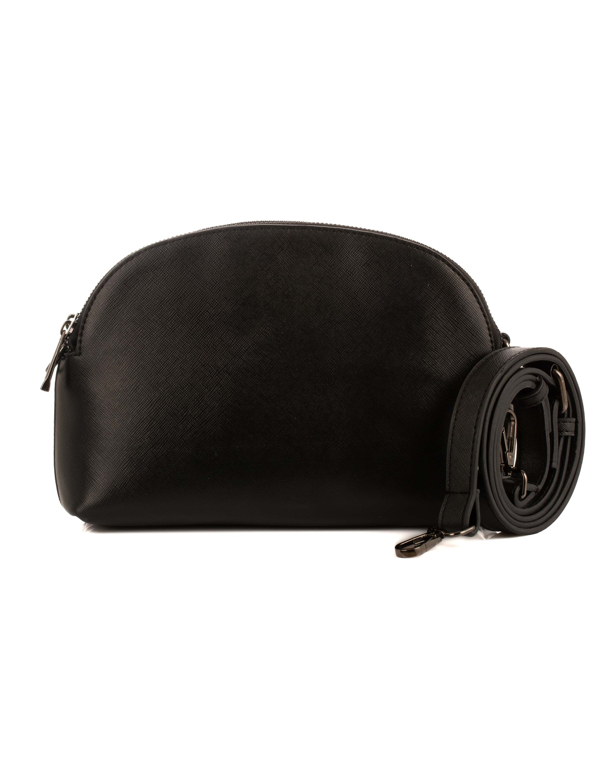 Solid Urban Crossbody Bag with Zipper Closure