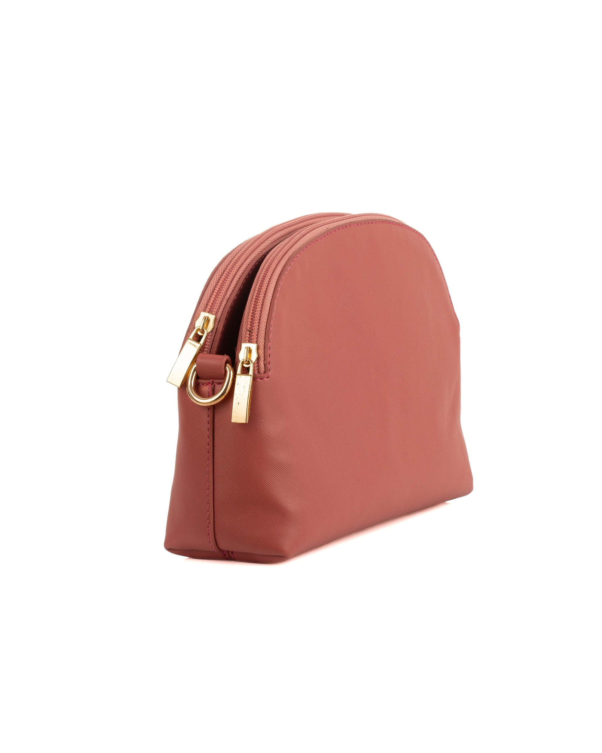 Solid Urban Crossbody Bag with Zipper Closure