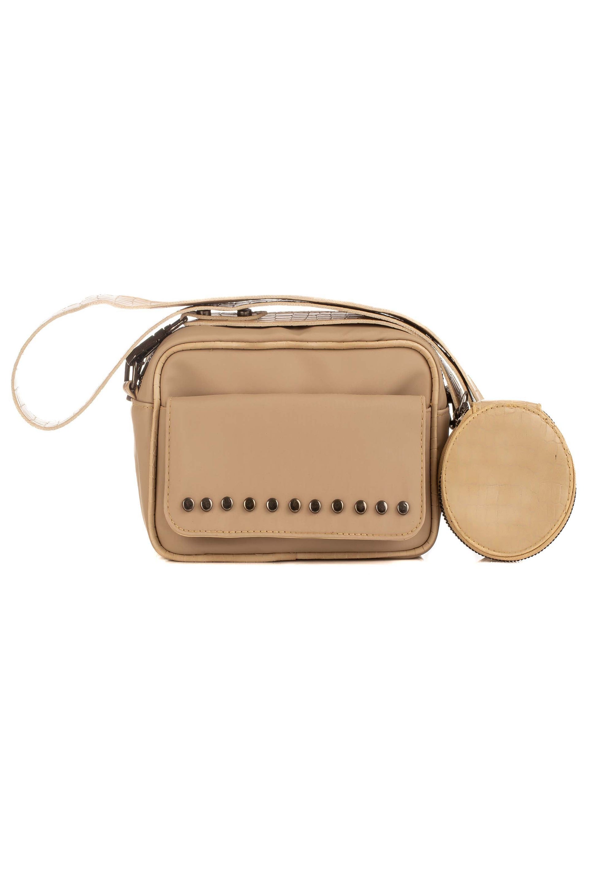 Studded Pocket Crossbody with Coin Pouch