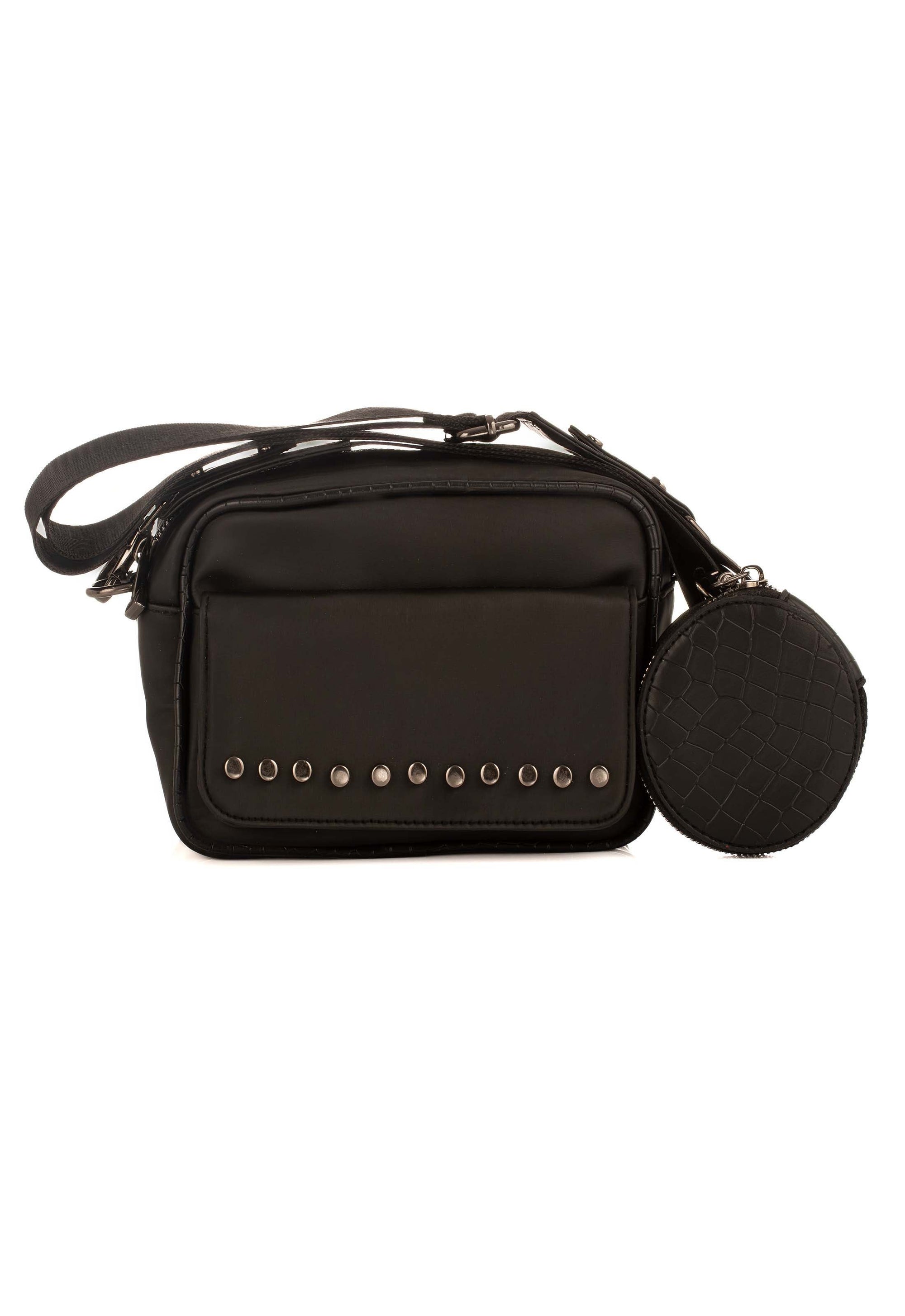 Studded Pocket Crossbody with Coin Pouch