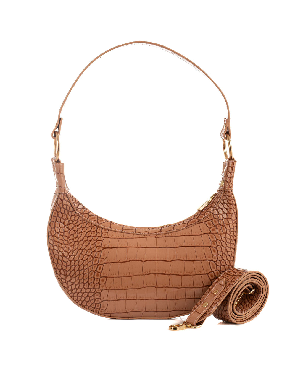 Reptilian Pattern Fashionable Hobo Bag