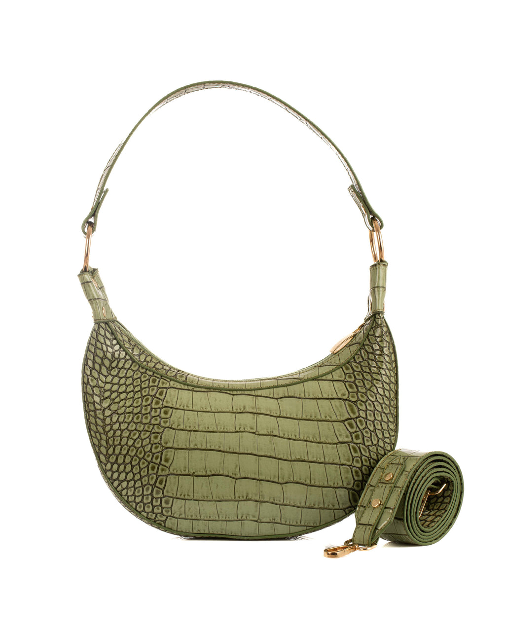 Reptilian Pattern Fashionable Hobo Bag
