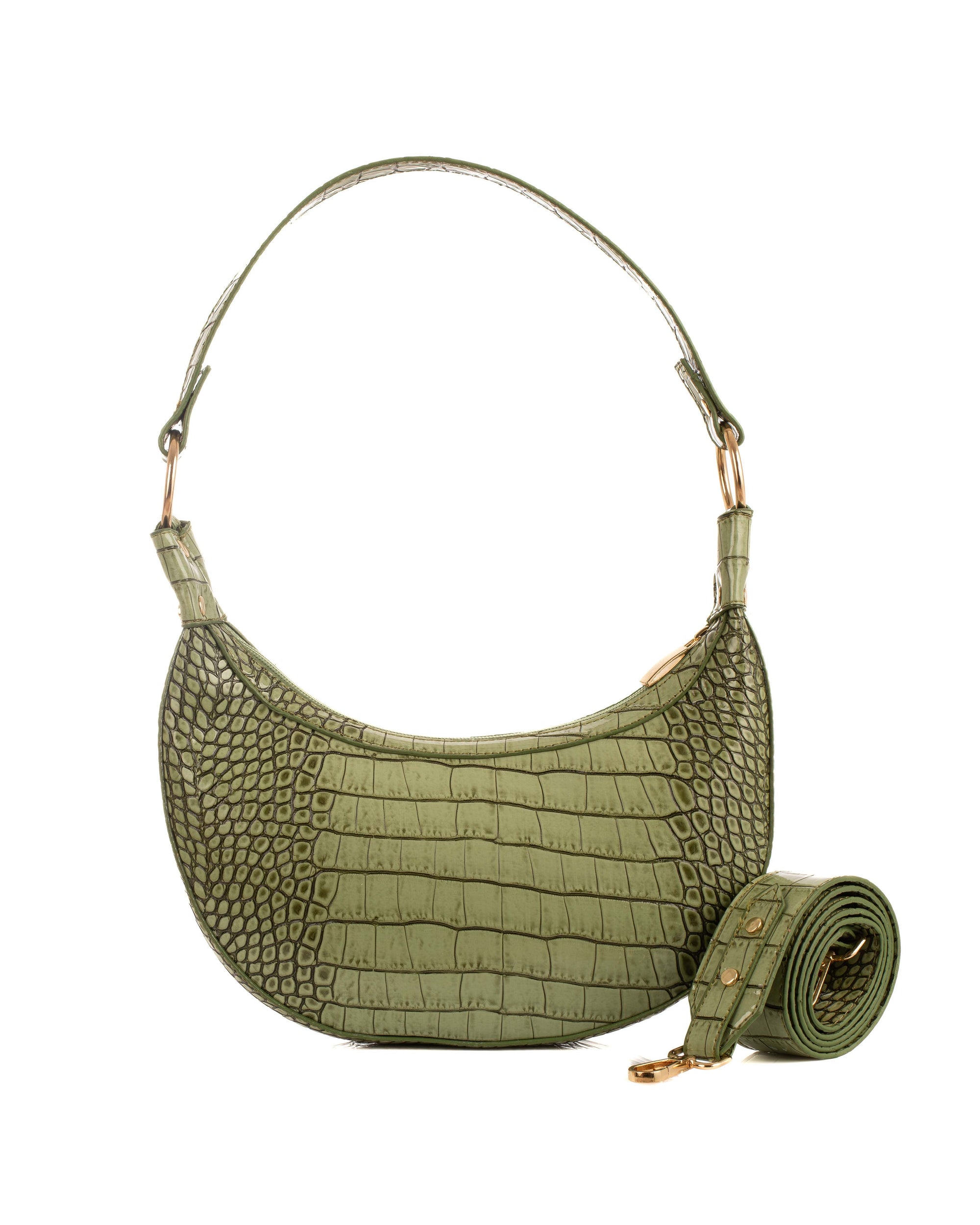 Reptilian Pattern Fashionable Hobo Bag