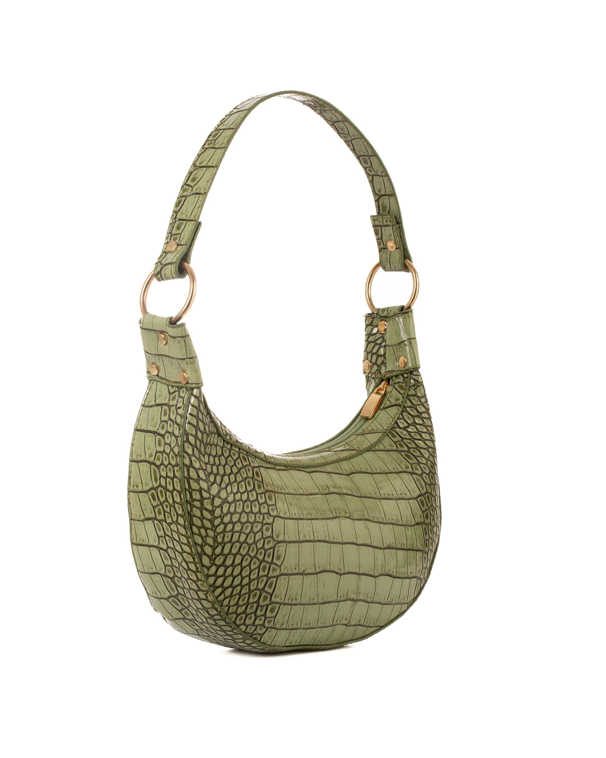 Reptilian Pattern Fashionable Hobo Bag