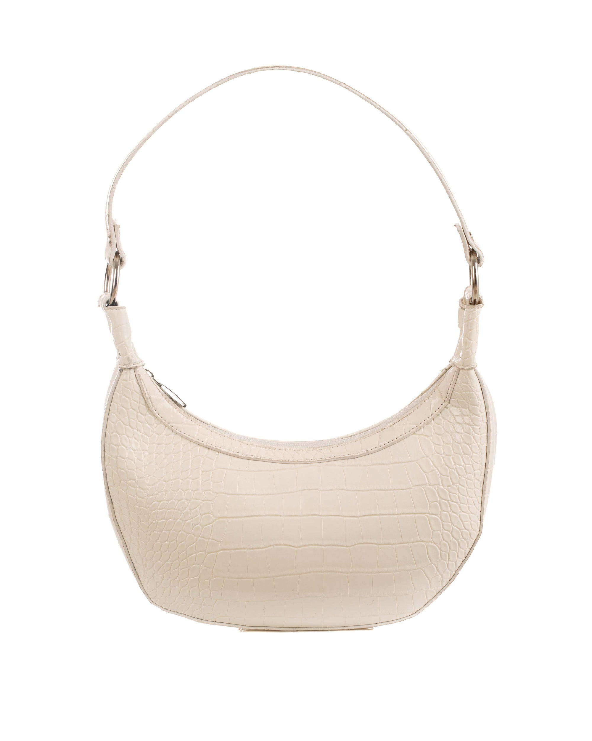 حقيبة باغيت من جلد التمساح الأبيض