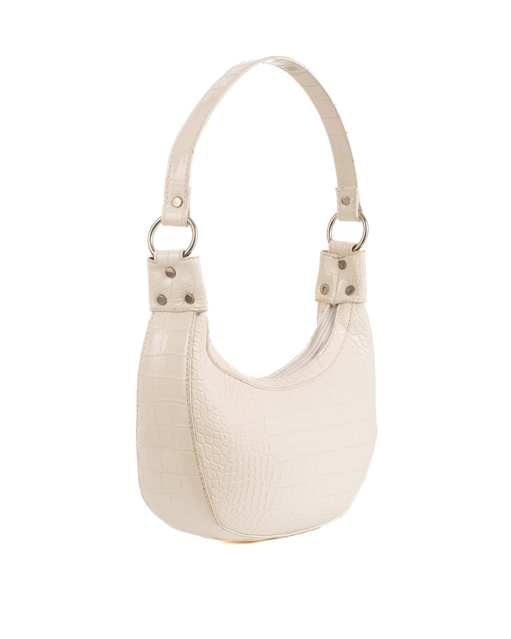 حقيبة باغيت من جلد التمساح الأبيض
