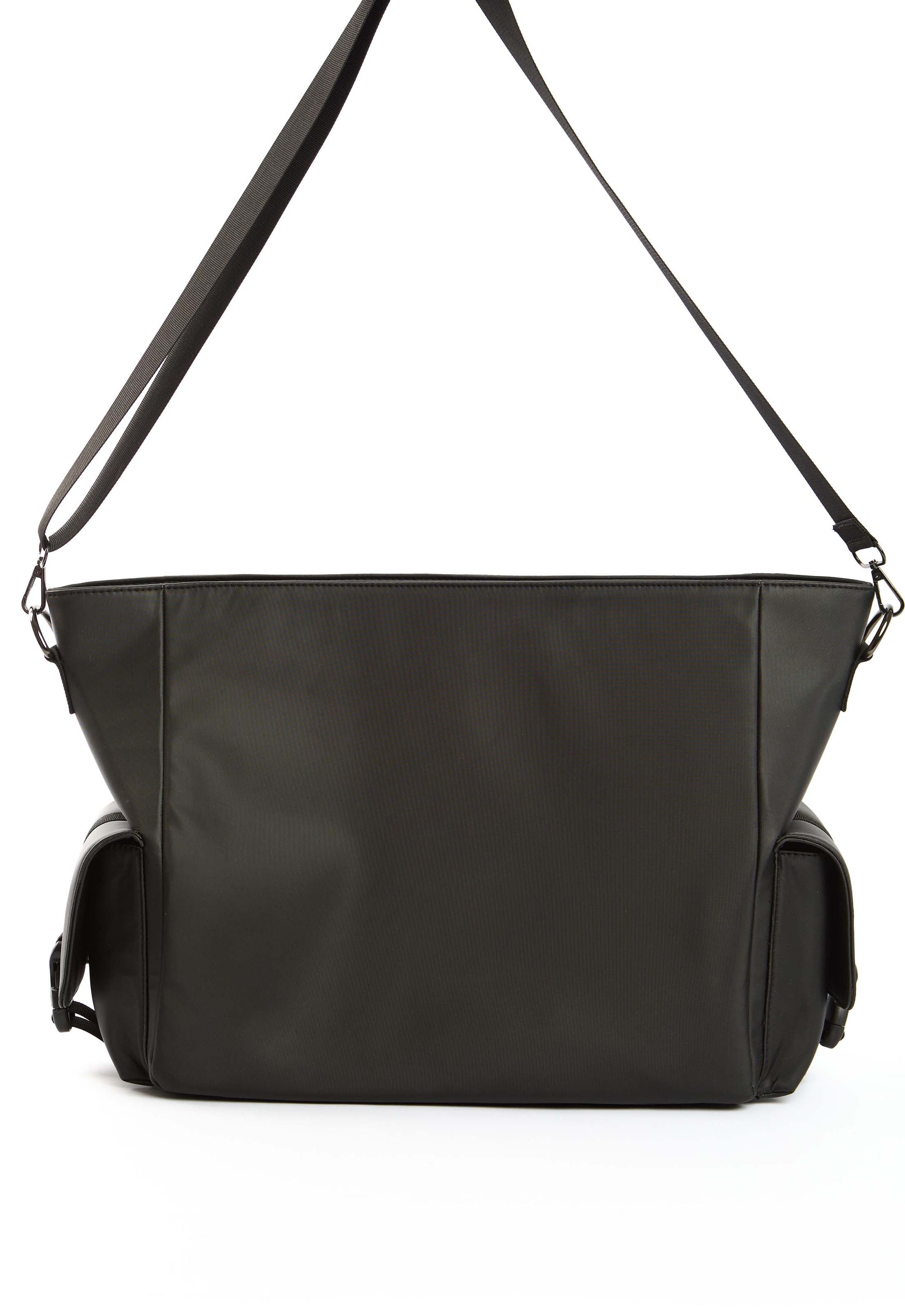 Laptop Backpack with Buckled Pockets