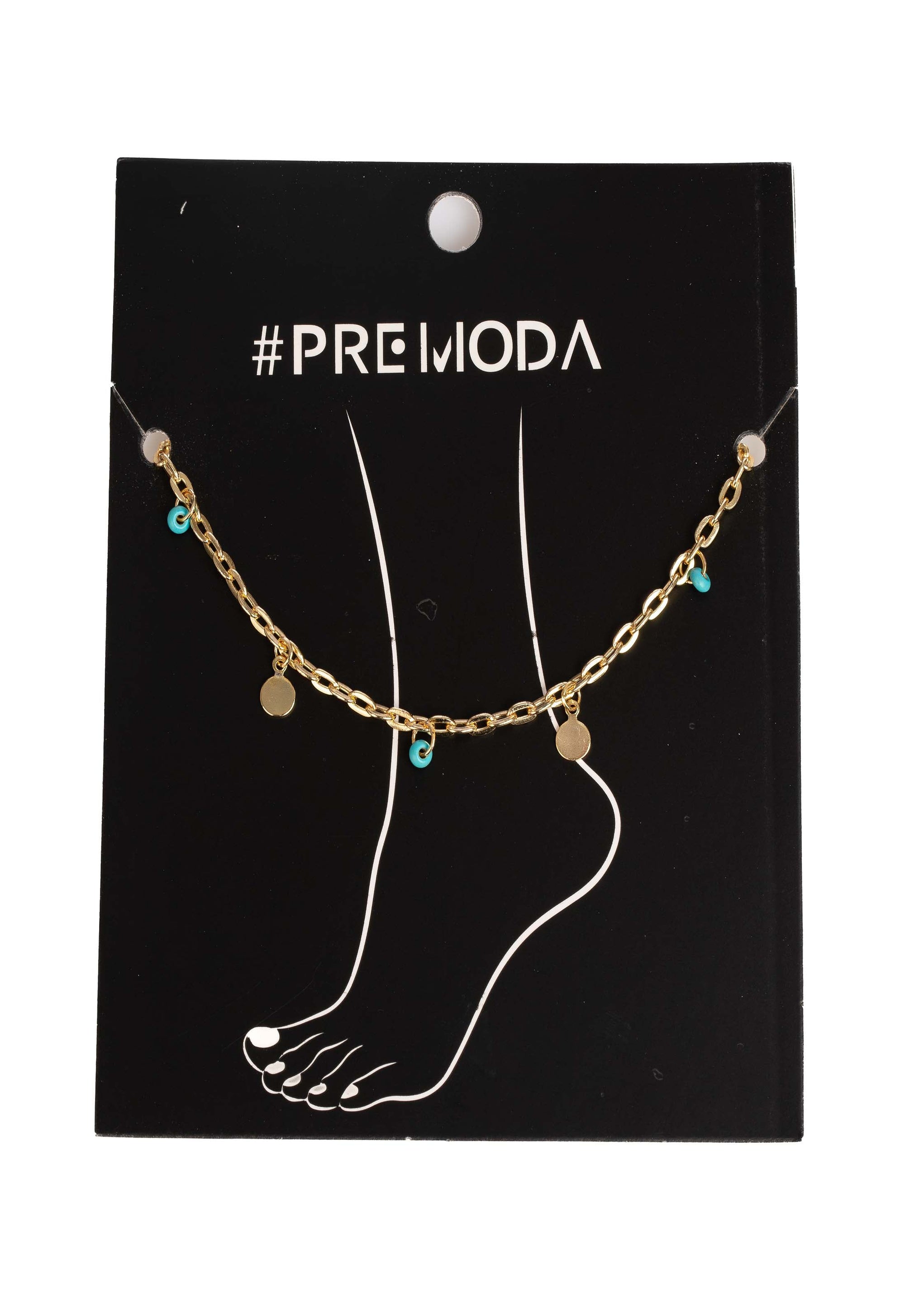 خلخال نسائي ذهبي