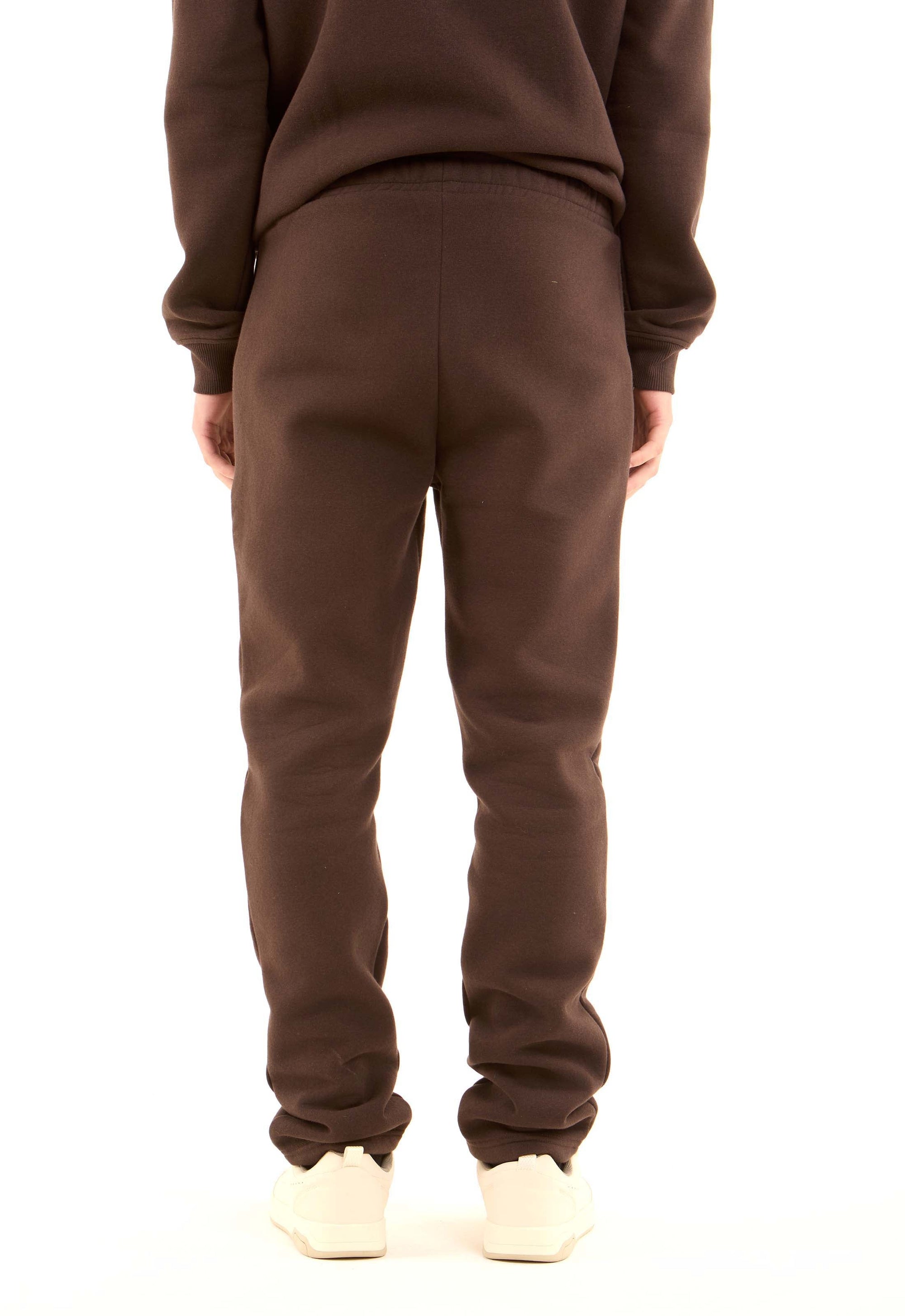 Elastic Waist with Drawstring Melton Pants