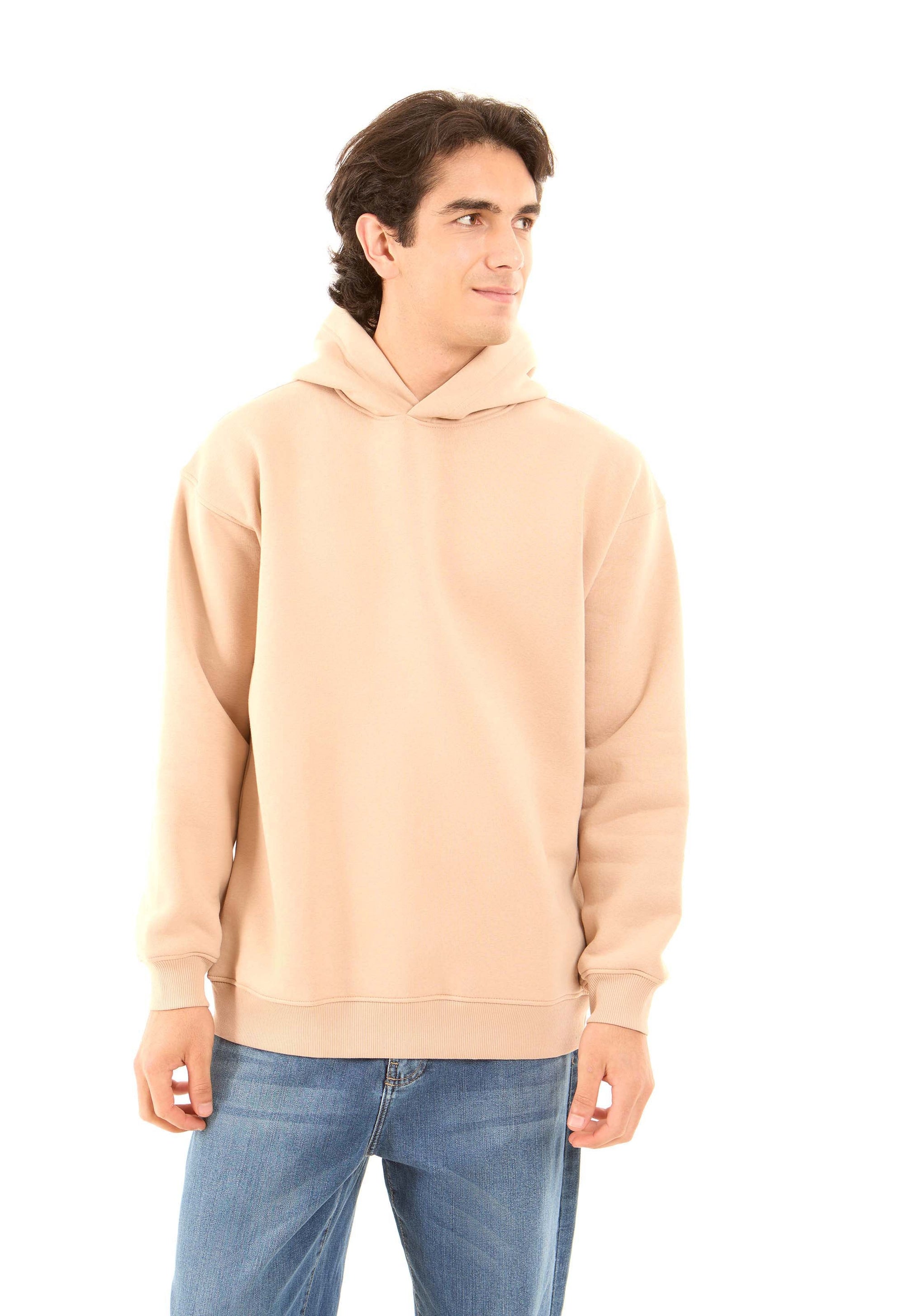 Solid Regular Fit Winter Hoodie