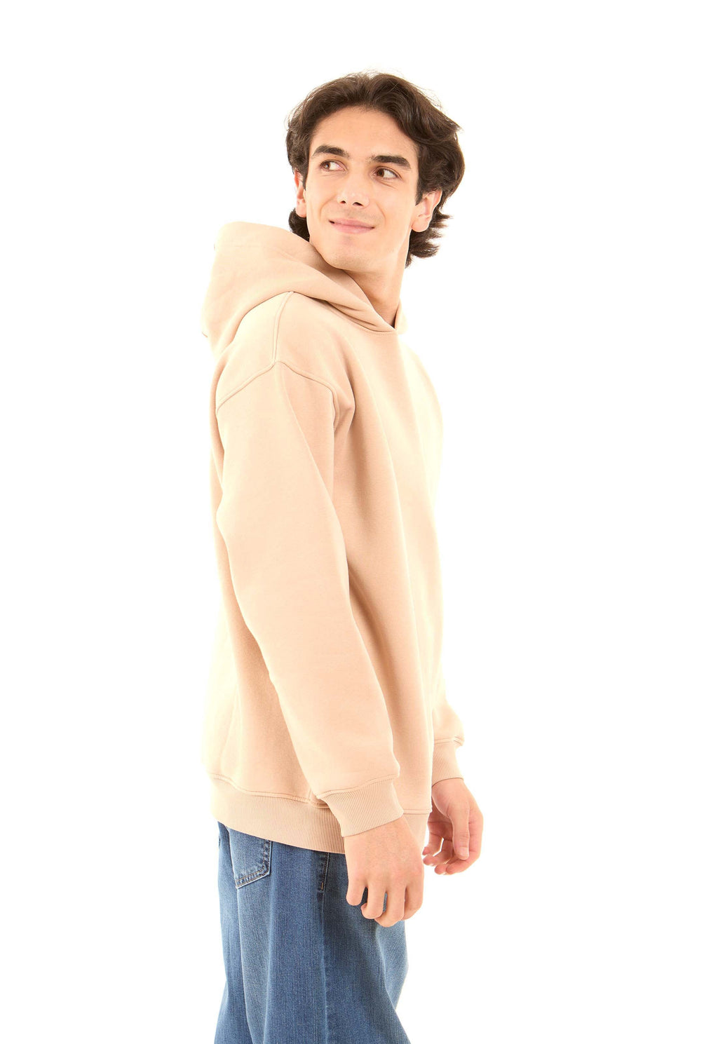 Solid Regular Fit Winter Hoodie