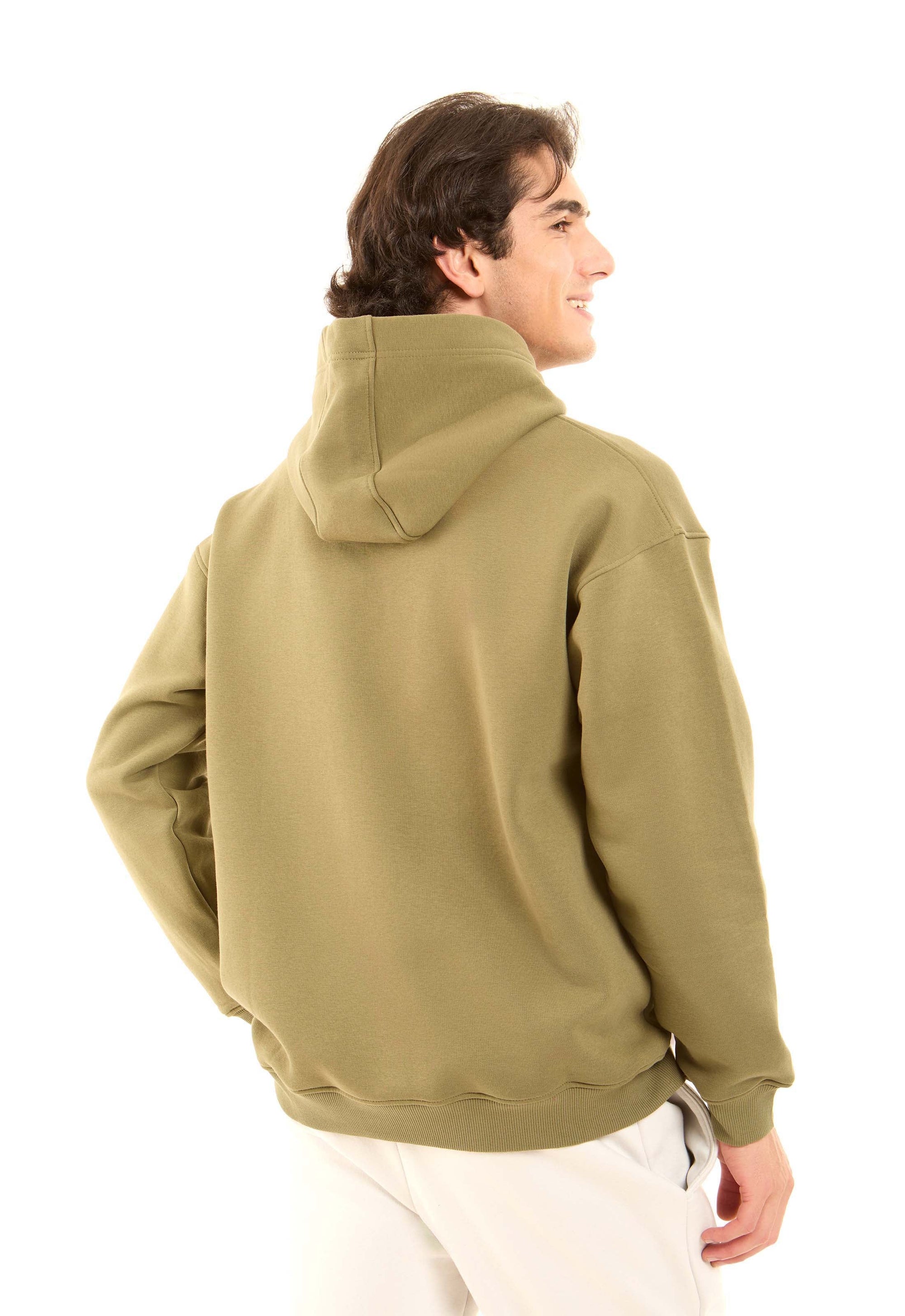 Solid Regular Fit Winter Hoodie