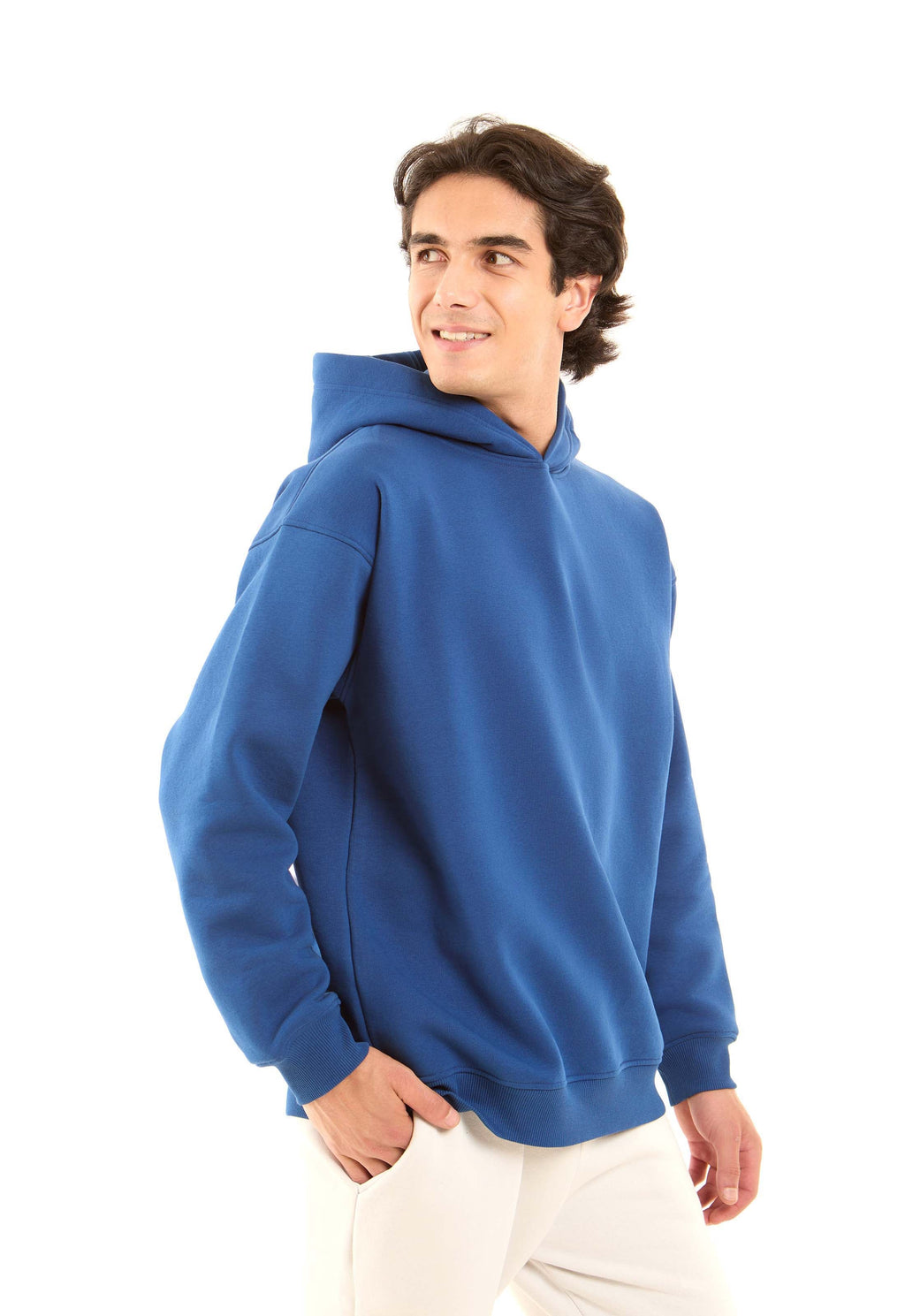 Solid Regular Fit Winter Hoodie