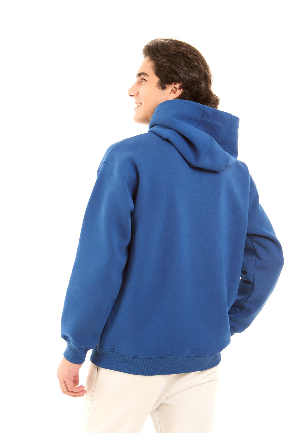 Solid Regular Fit Winter Hoodie