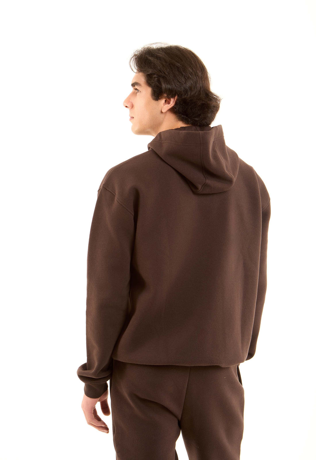 "Ski Team" Printed Hoodie with Kangaroo Pocket