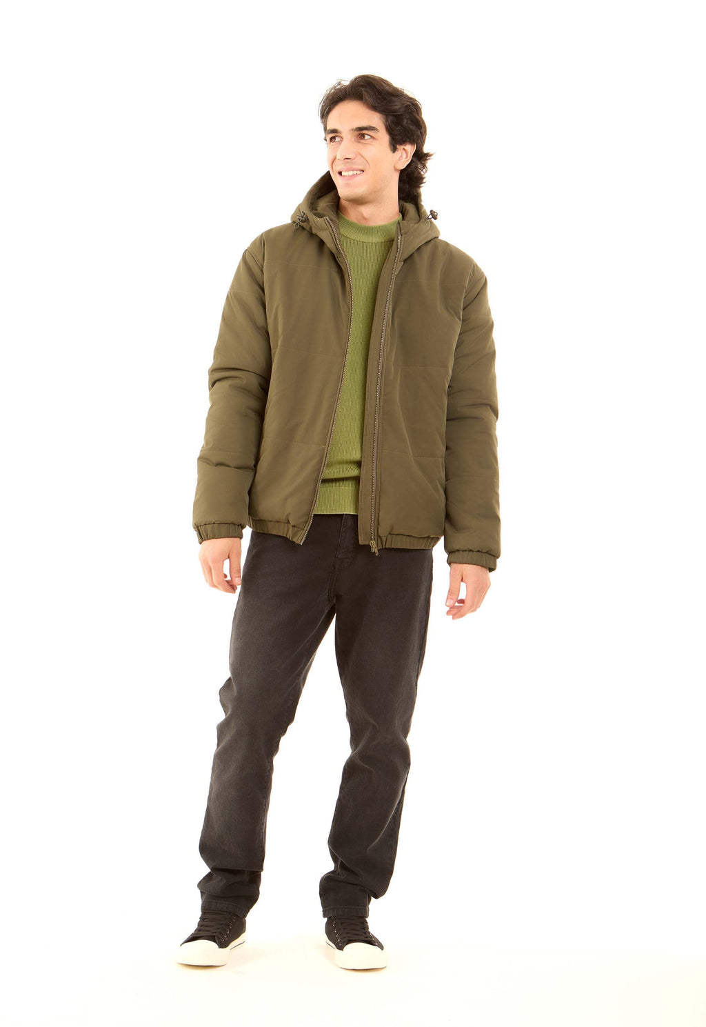 Quilted Hooded Puffer Jacket