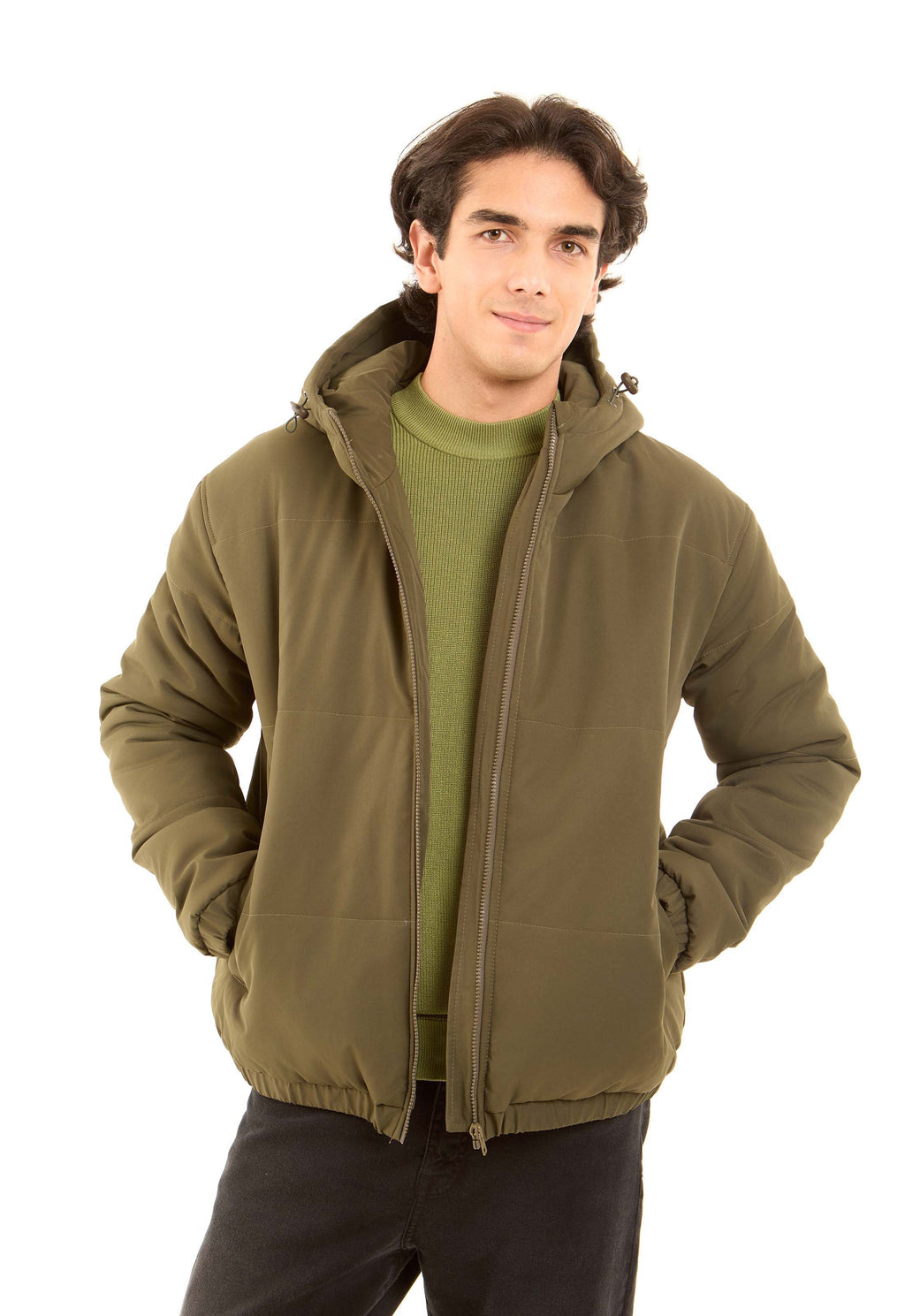 Quilted Hooded Puffer Jacket