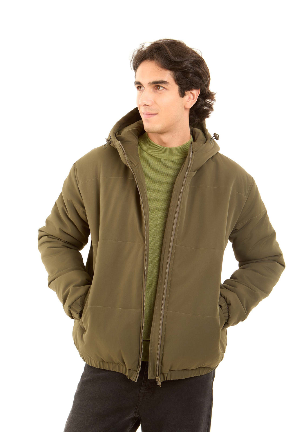 Quilted Hooded Puffer Jacket