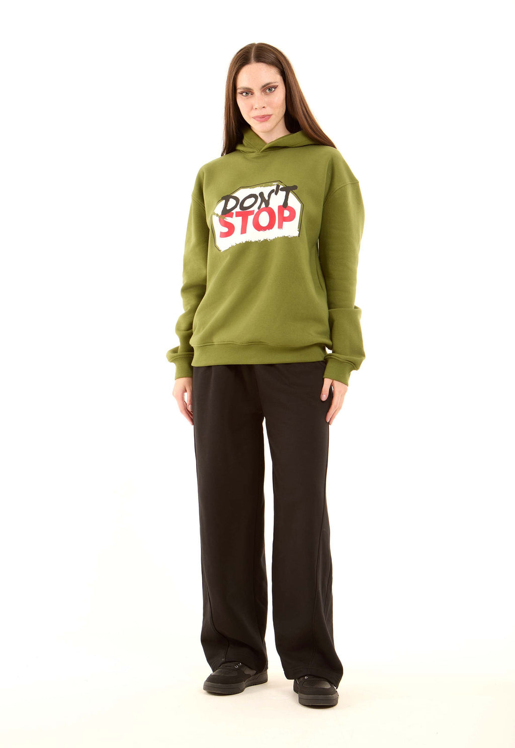 Wide-Leg Solid Comfy Pants