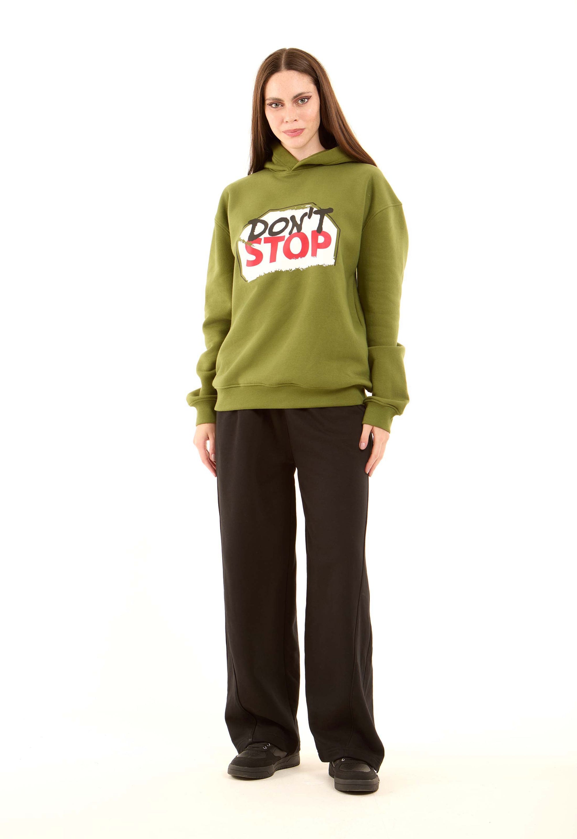 Wide-Leg Solid Comfy Pants