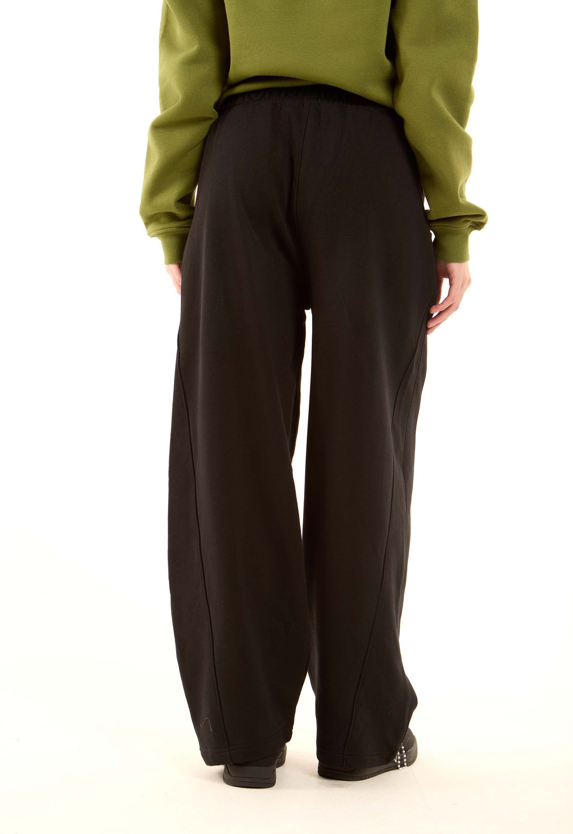 Wide-Leg Solid Comfy Pants