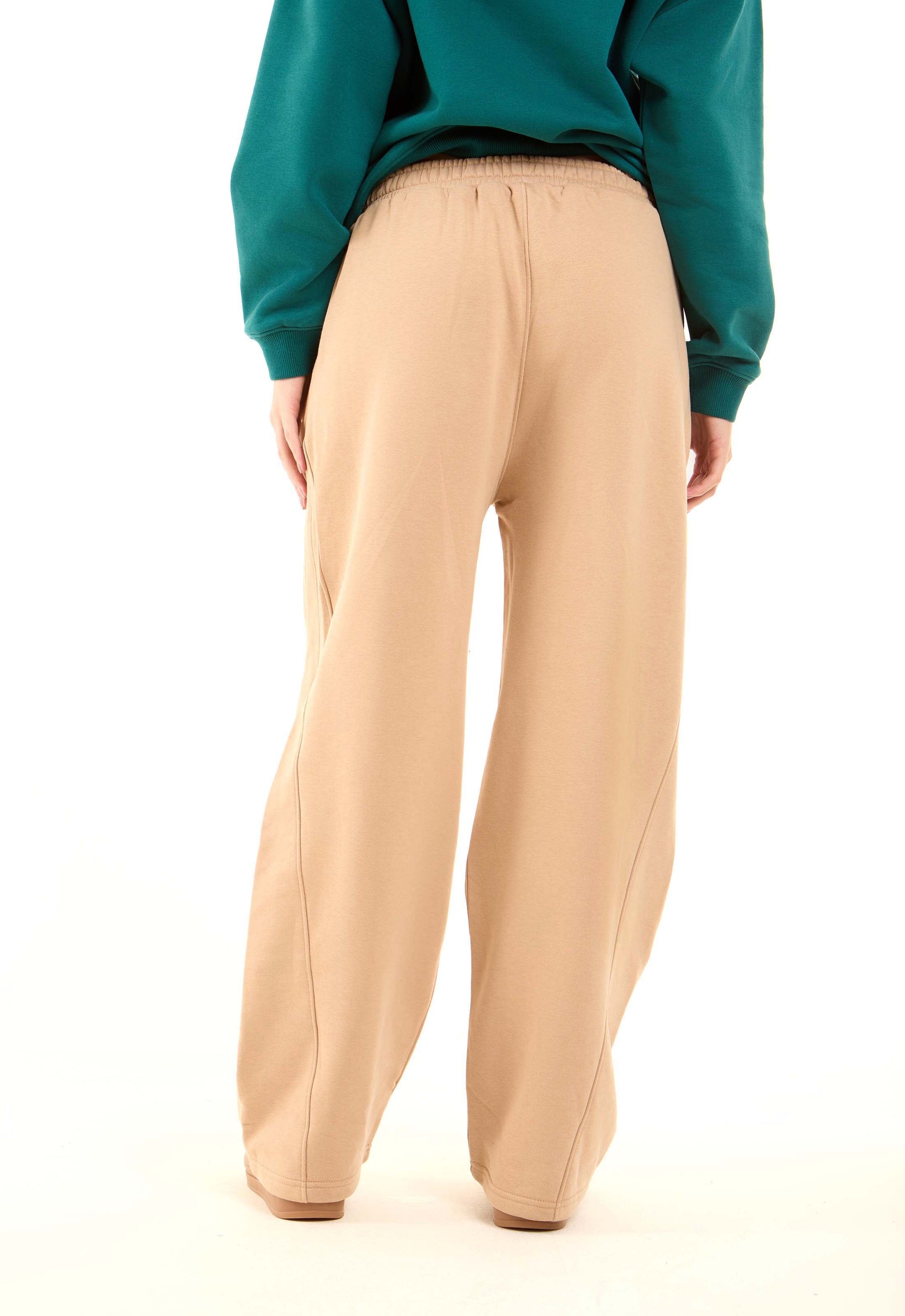 Wide-Leg Solid Comfy Pants