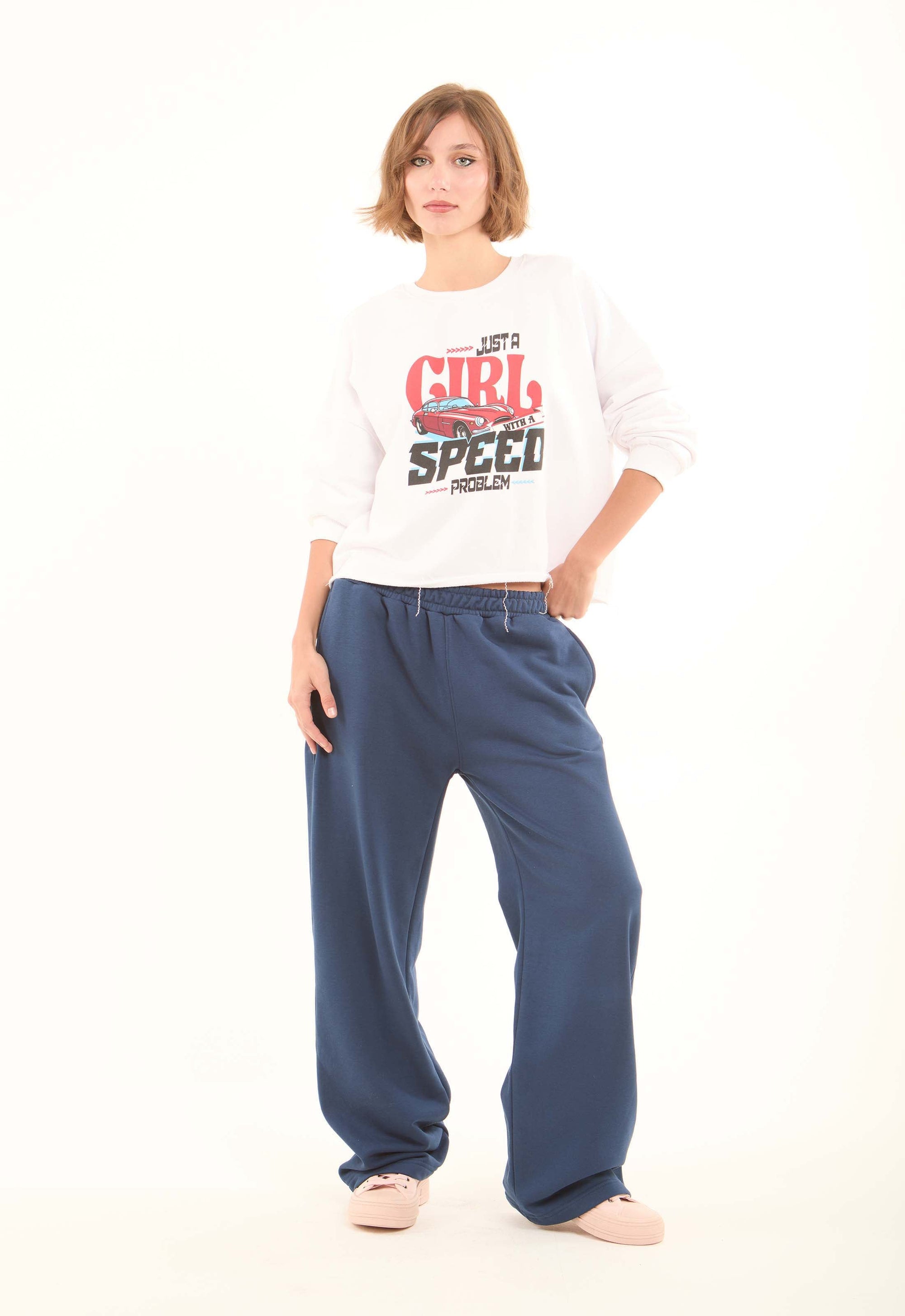 Comfy Wide-Leg Cotton Pants