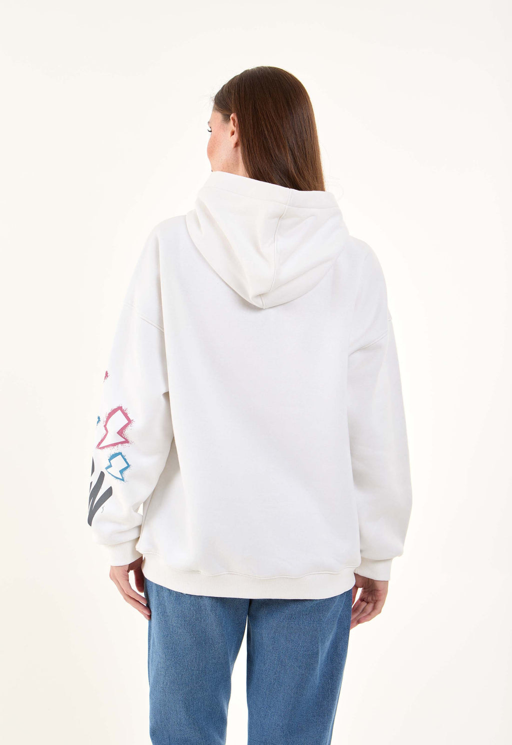 Slip On Casual Prints Winter Hoodie