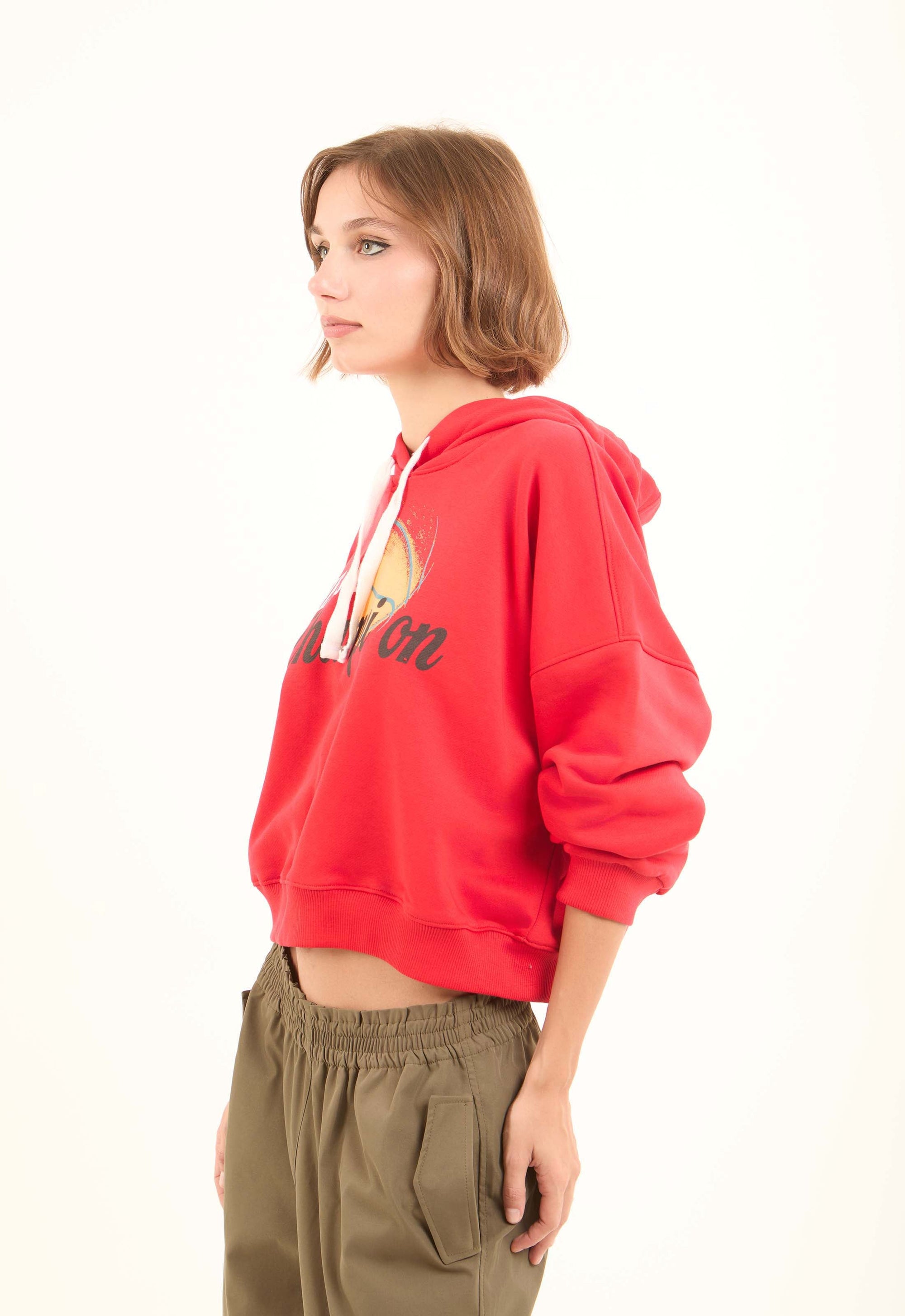 Slip On Printed Winter Hoodie