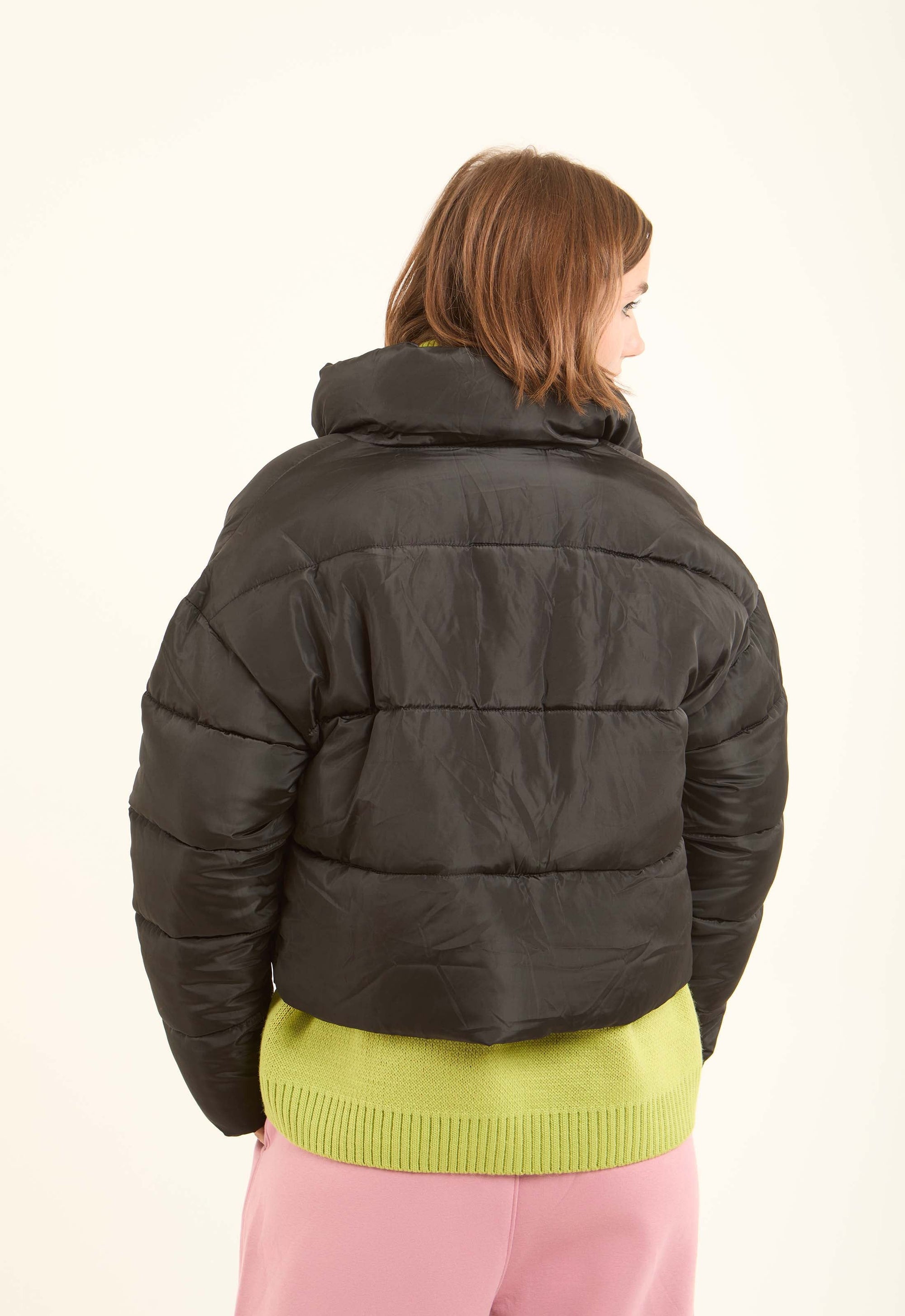 Butterfly Graphic Puffer Jacket