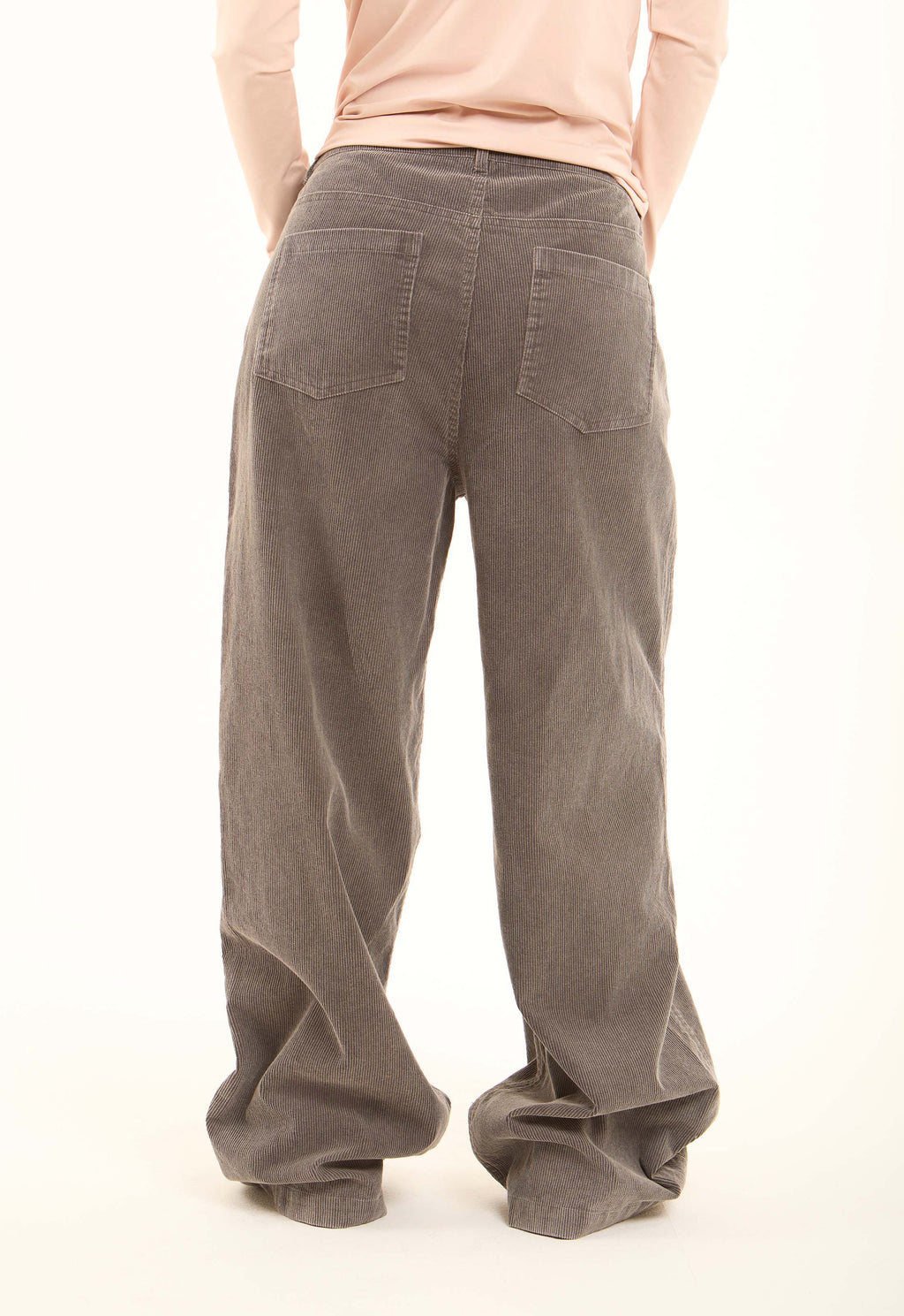 Corduroy Wide-Leg Pants