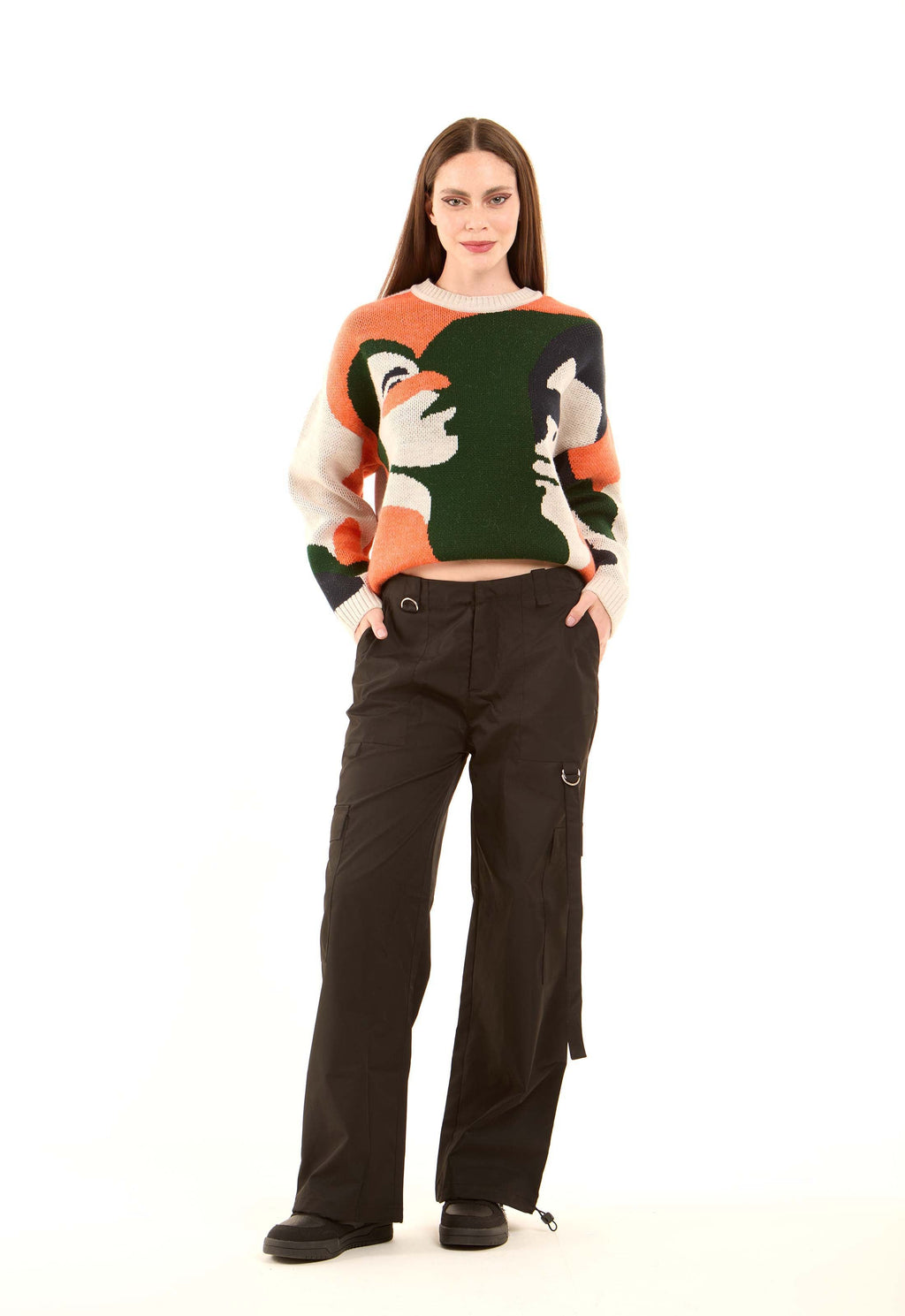 Cargo Pants with Utility Rings